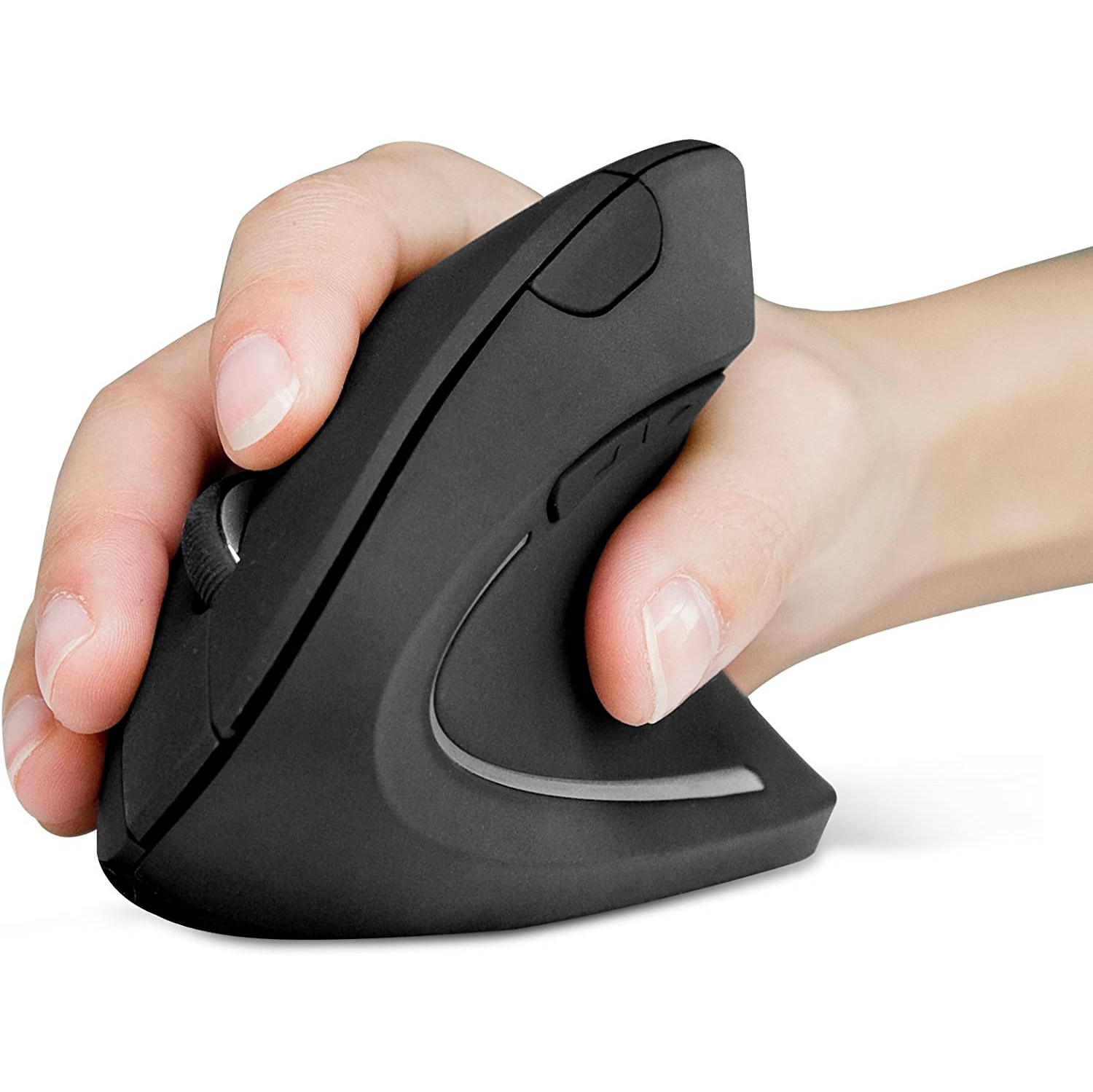 SAMA – Souris optique verticale sans fil et ergonomique à 2,4 GHz, 1600/1200/5 ppp, 800 boutons pour portable, ordinateur de bureau, PC, MacBook.
