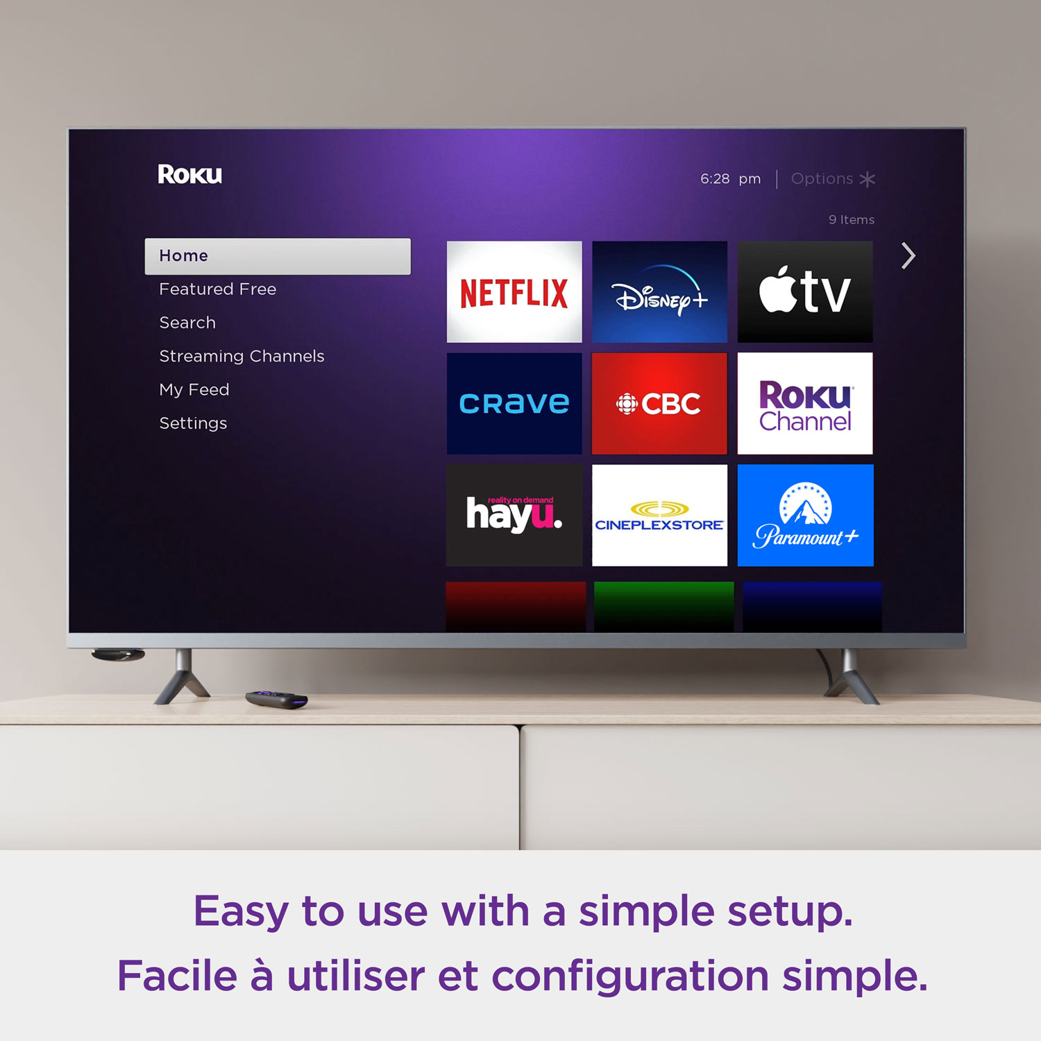 Roku Express 4K Media Streamer with Remote