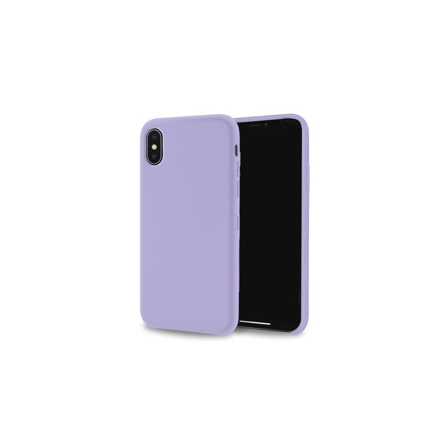 【CSmart】 Premium Silm Soft Liquid Silicone Gel Rubber Back Case Back Cover for iPhone Xr, Light Purple