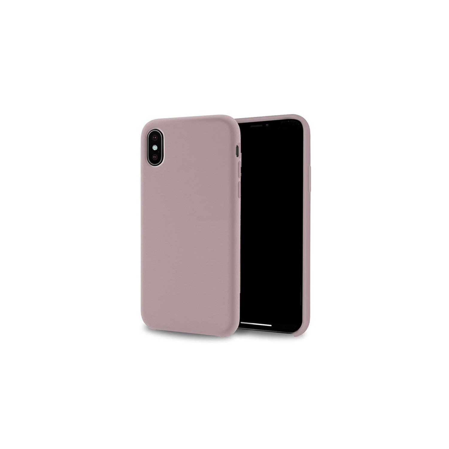 【CSmart】 Premium Silm Soft Liquid Silicone Gel Rubber Back Case Back Cover for iPhone Xr, Rose Gold