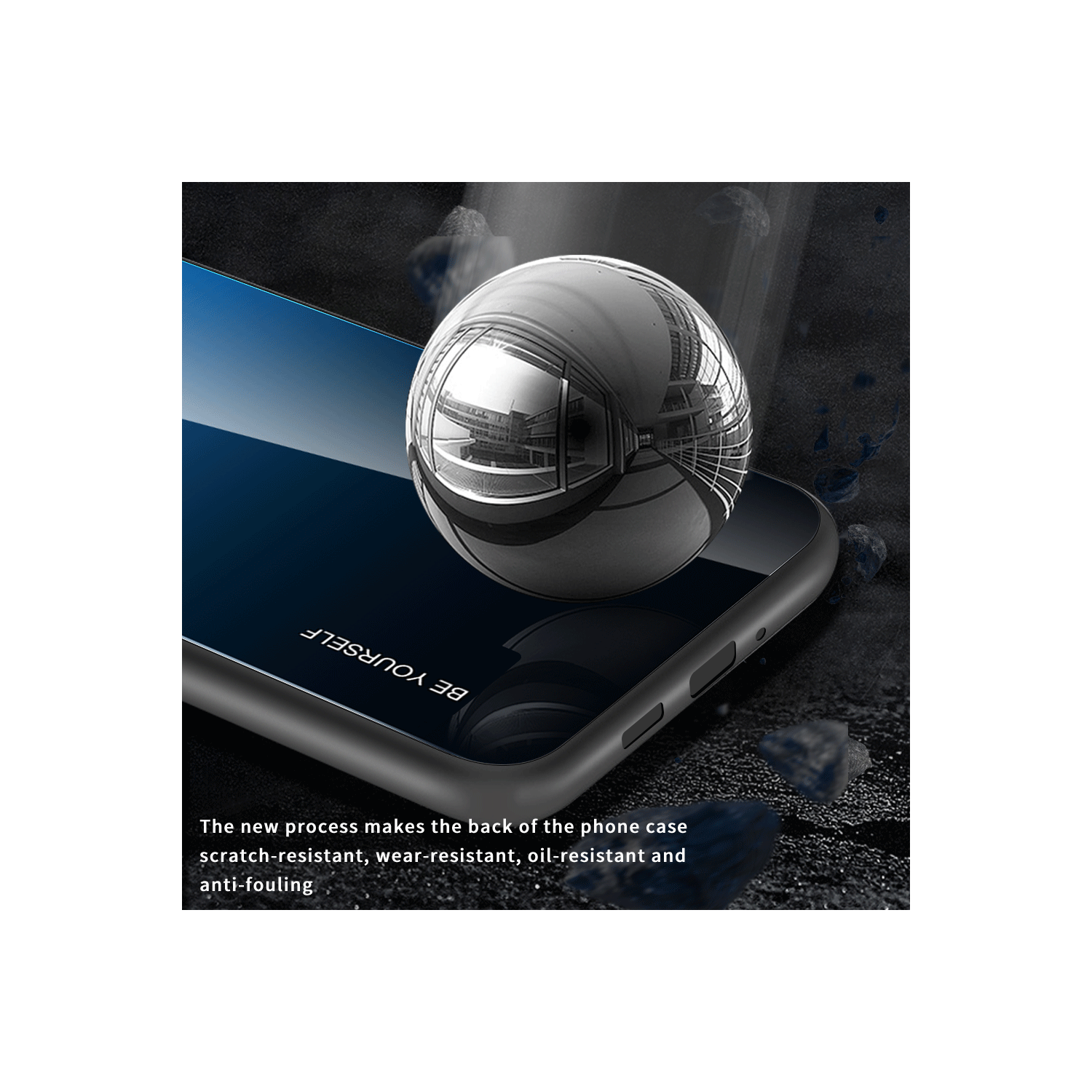 Gradient Tempered Glass Phone Case Cover For SAMSUNG S21 Plus