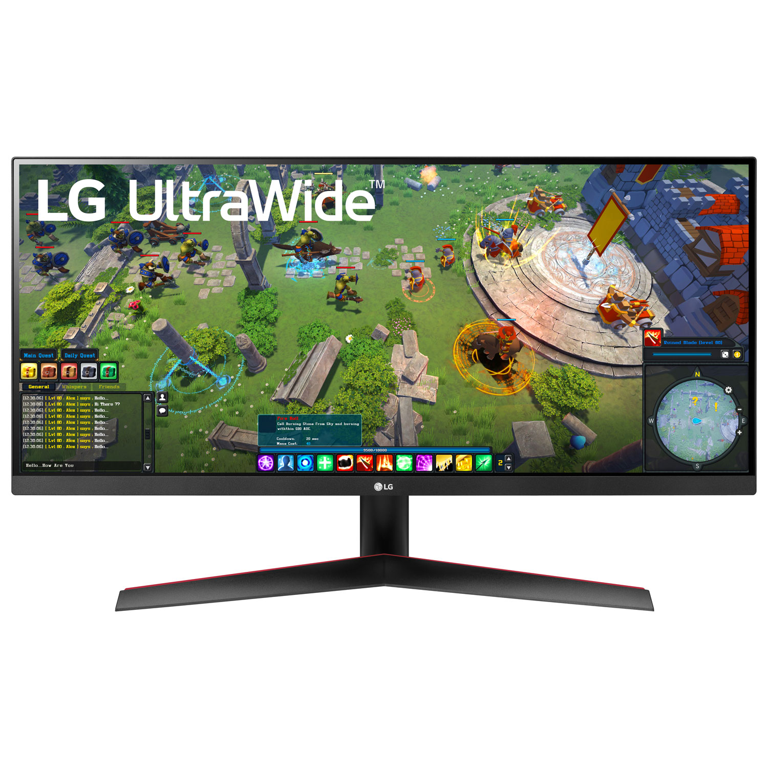 LG 29" FHD 75Hz 5ms GTG IPS LED FreeSync Gaming Monitor (29WP60G-B) - Black - Only at Best Buy