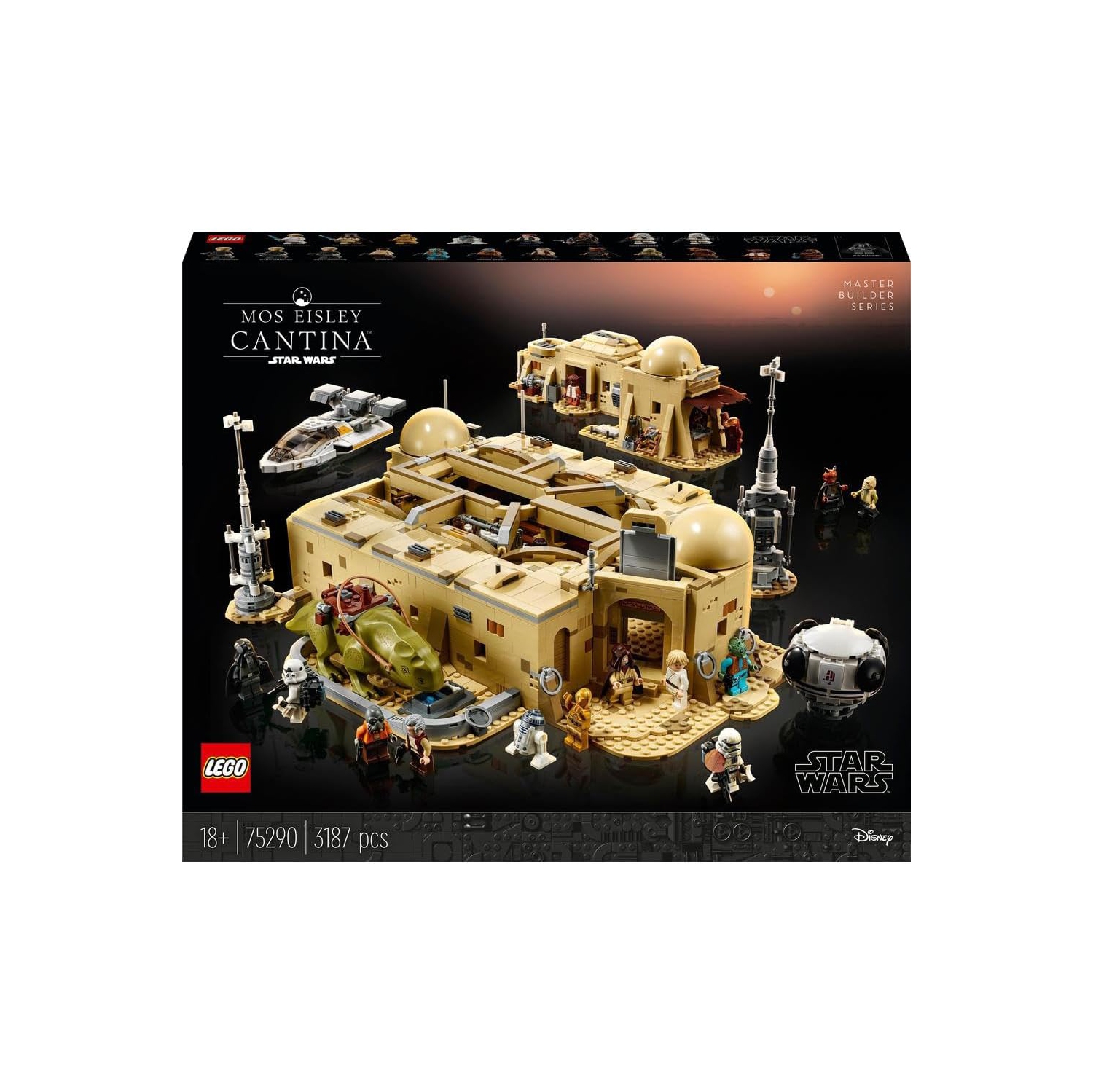 LEGO Star Wars&nbsp;: A New Hope Mos Eisley Cantina - Ensemble de construction de 3187 pièces [LEGO #75290]