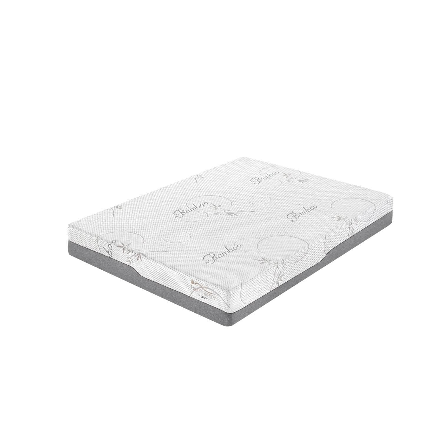 Matelas en mousse à mémoire en bambou Tranquility de 6 po de Rerest Therapy