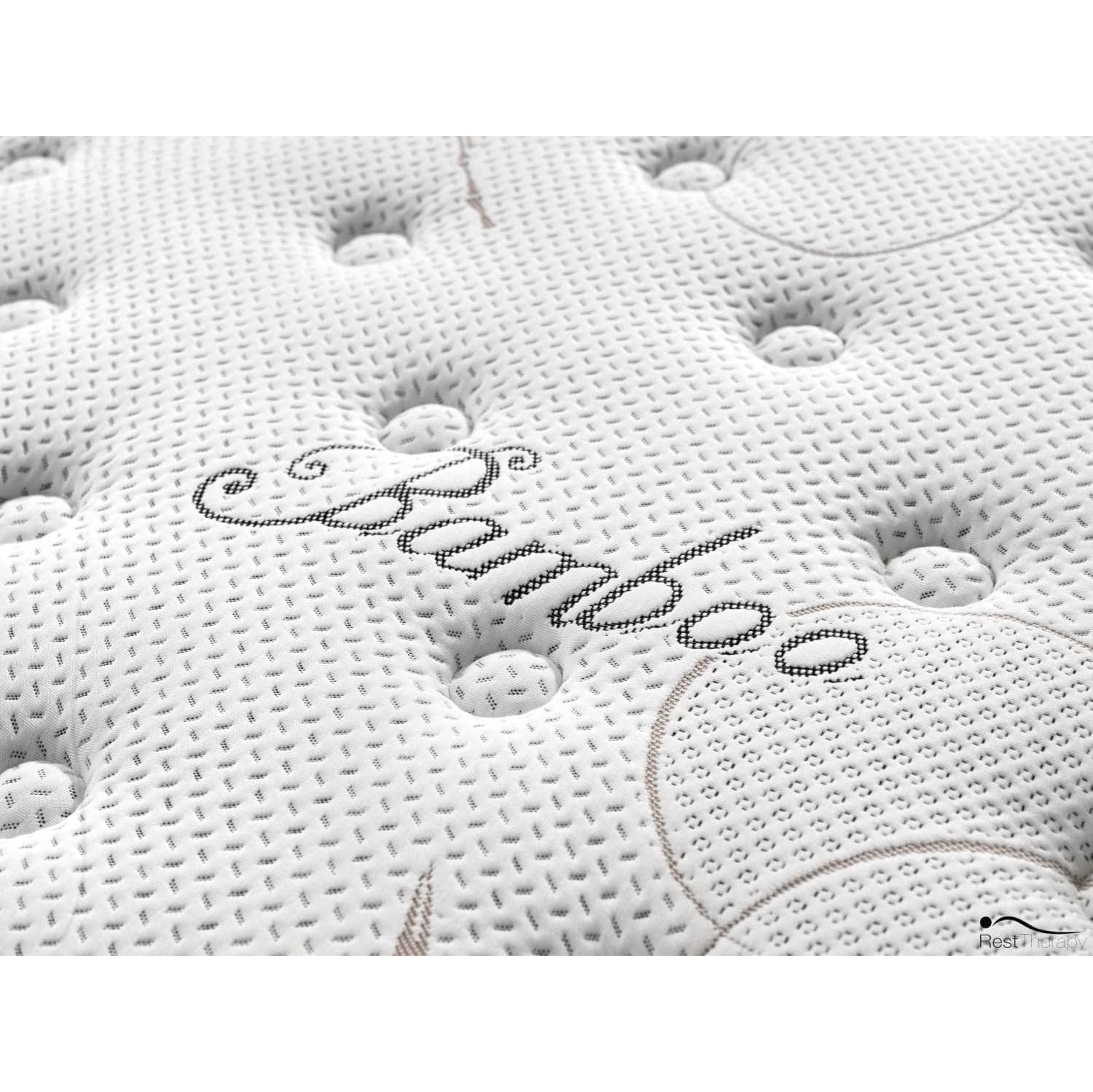 Matelas hybride à ressorts ensachés Bliss Bamboo 12&nbsp;po avec mousse à mémoire gel frais de Rerest Therapy