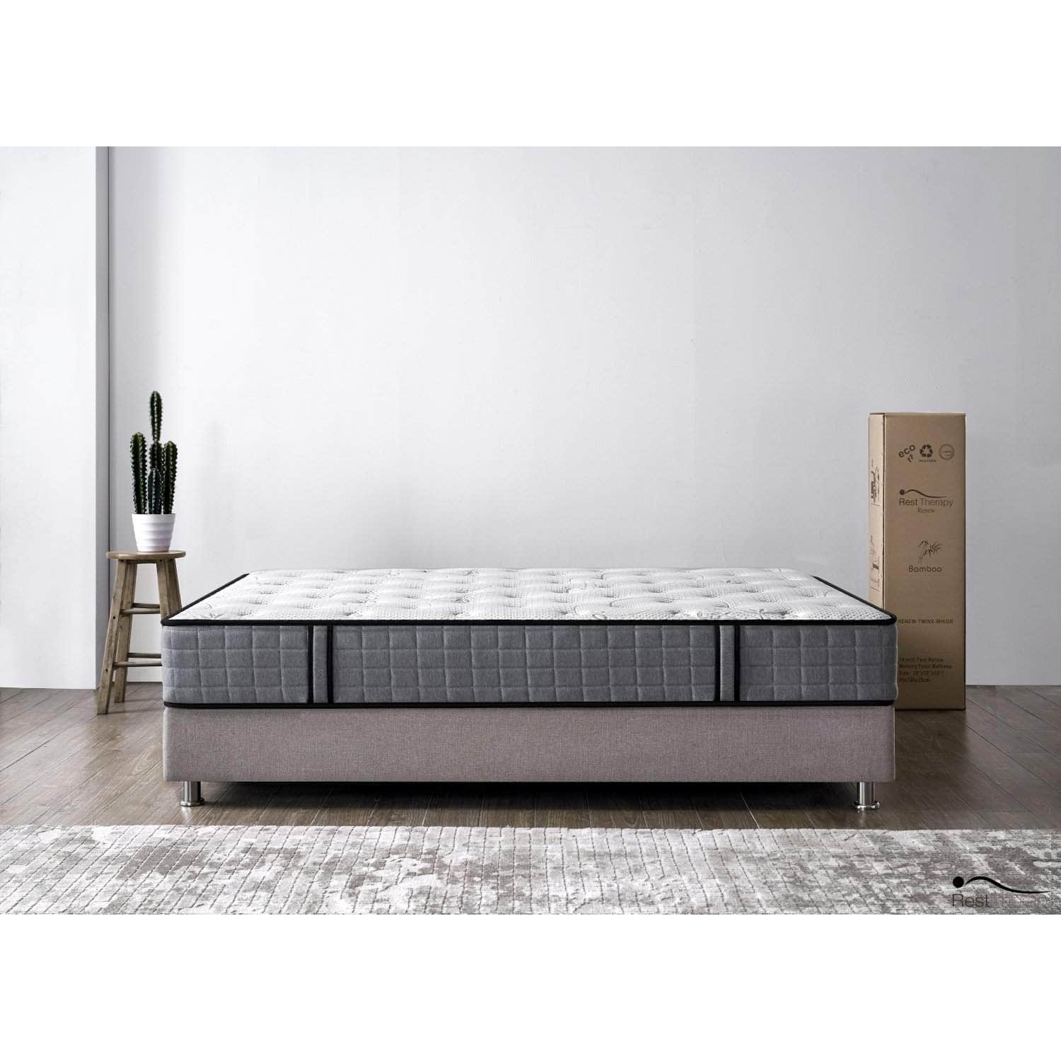 Rest Therapy 10 Inch Rejuvenate Bamboo Pocket Coil Mattress