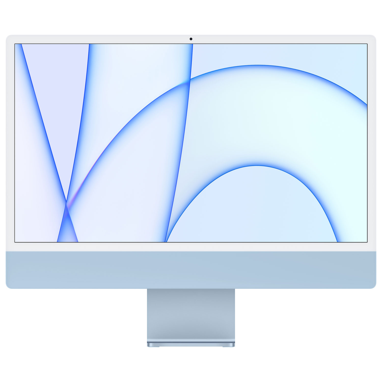 Apple iMac 24" (Spring 2021) - Blue (Apple M1 Chip / 7-Core GPU / 256GB SSD / 8GB RAM) - English