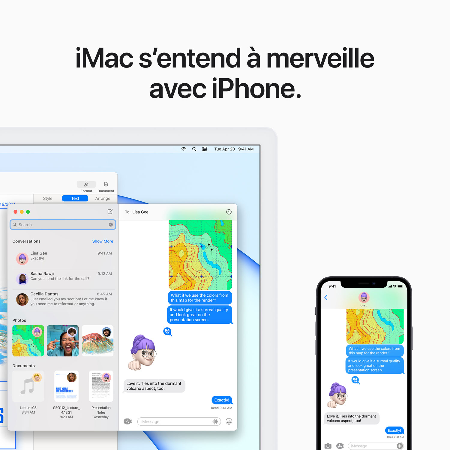 iMac de 24 po d'Apple - Bleu (M1 d'Apple/CG à 8 coeurs/SSD 512 Go/RAM 8 Go) - Ang