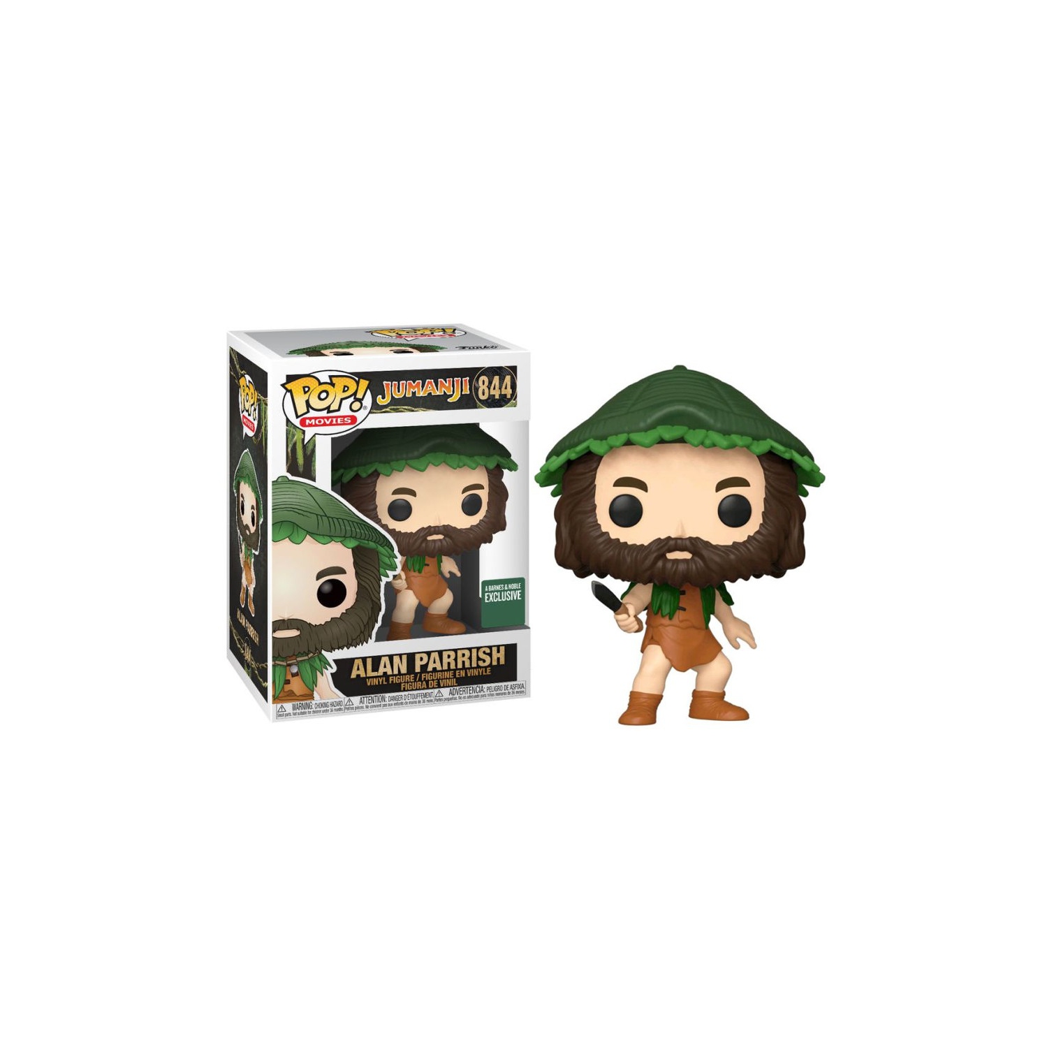 Figurine Pop Movies Jumanji de 3.75 po exclusive - Alan Parrish no 844