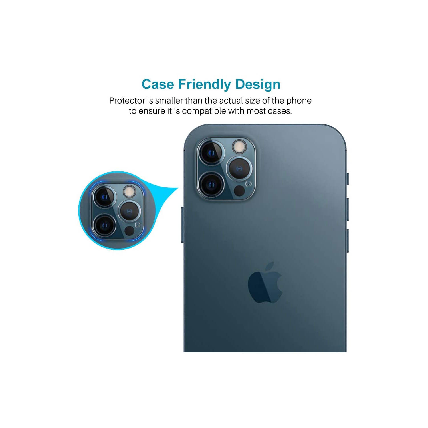 Protecteur d’objectif en verre trempé 9H de qualité supérieure pour appareil photo protecteur d’écran en verre résistant aux rayures pour iPhone 12