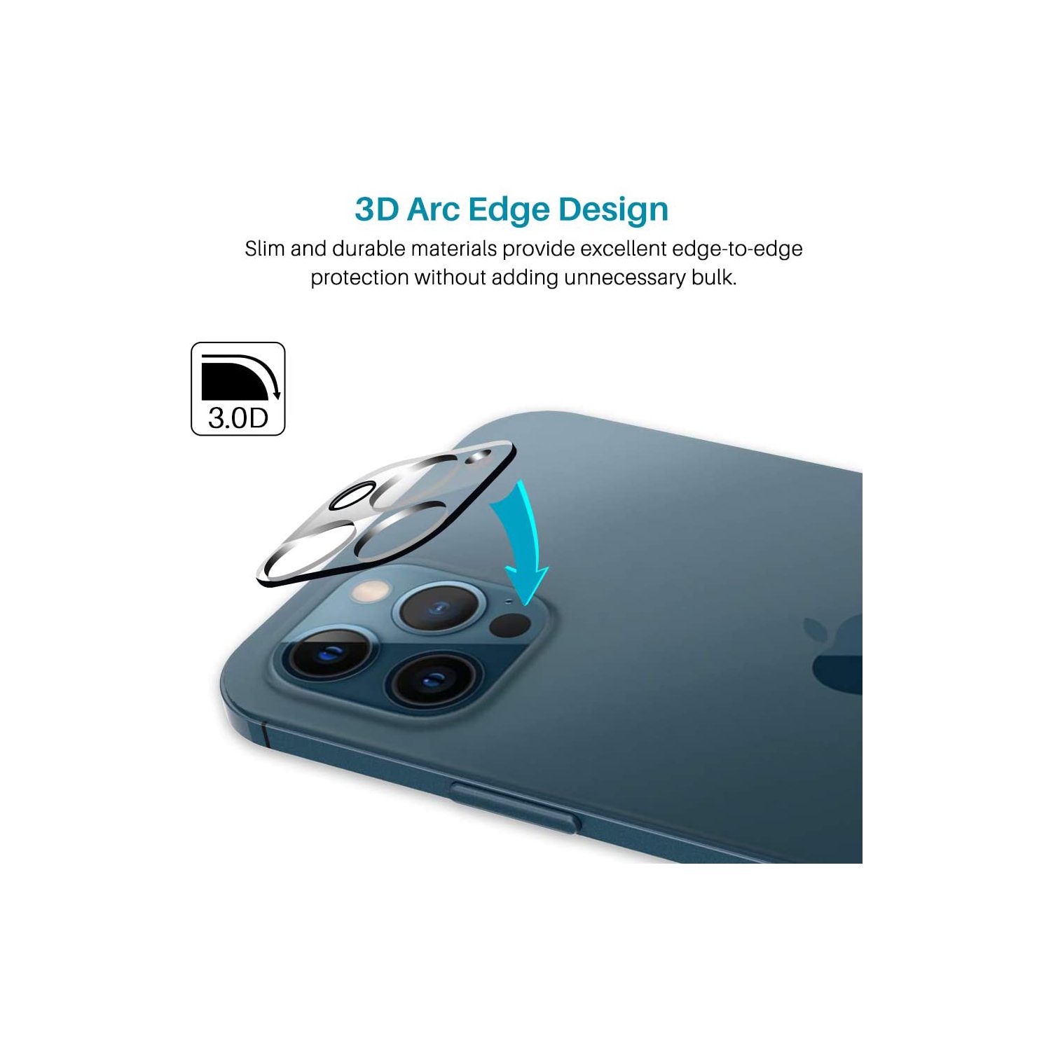 Protecteur d’objectif en verre trempé 9H de qualité supérieure pour appareil photo protecteur d’écran en verre résistant aux rayures pour iPhone 12