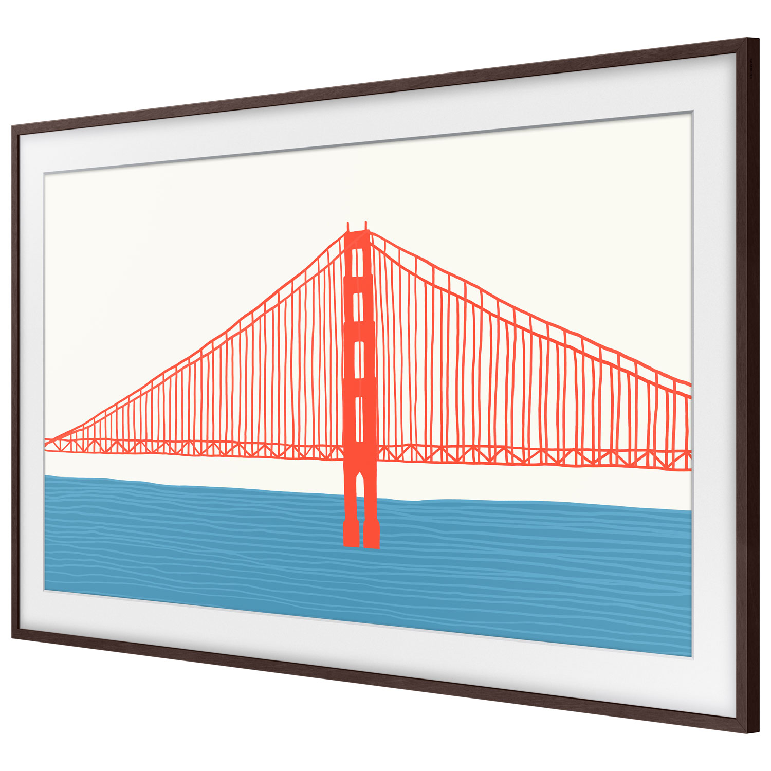 Samsung 50" Frame Bezel for The Frame TV - Brown