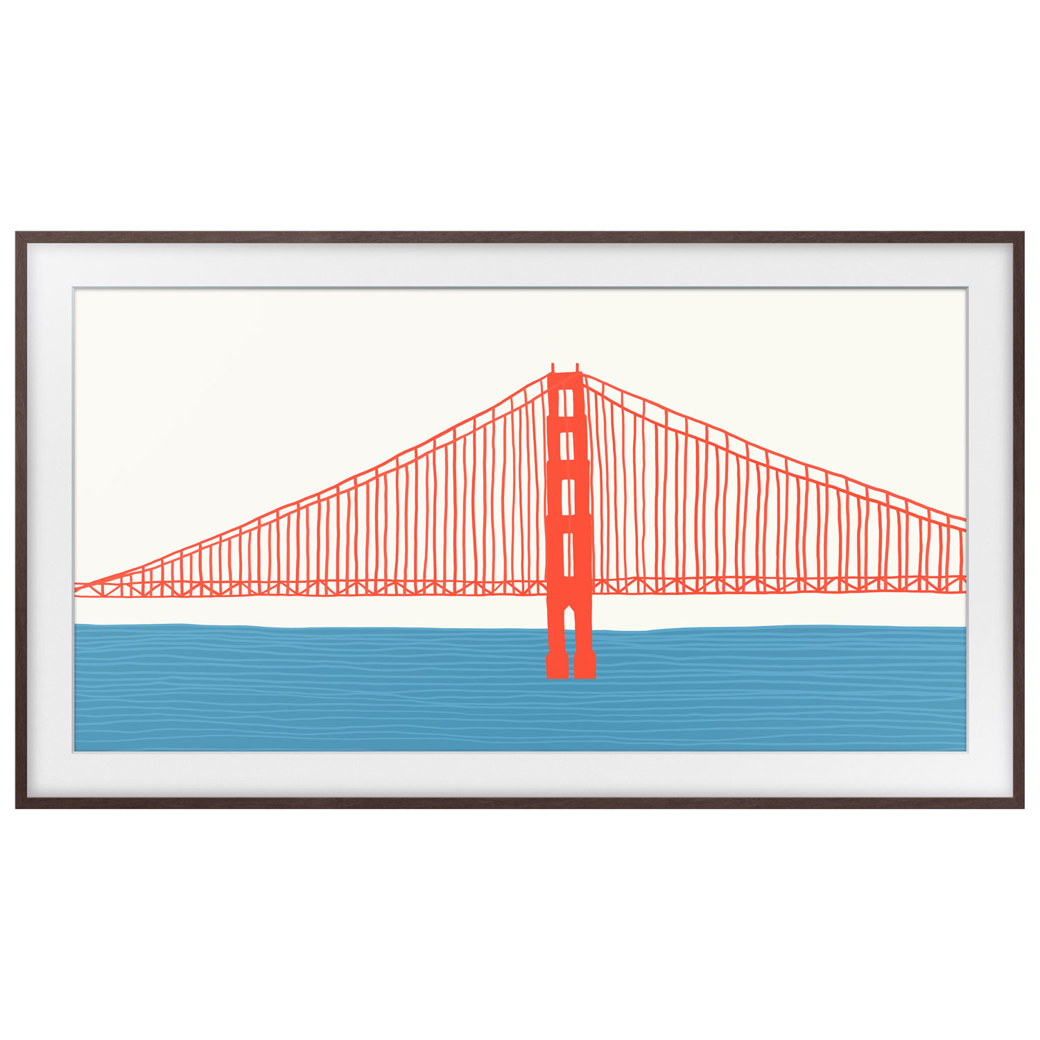 Samsung 43" Frame Bezel for The Frame TV - Brown