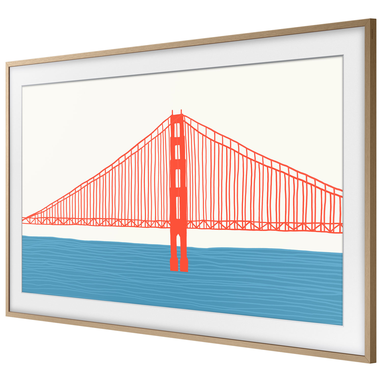 Samsung 50" Frame Bezel for The Frame TV - Teak