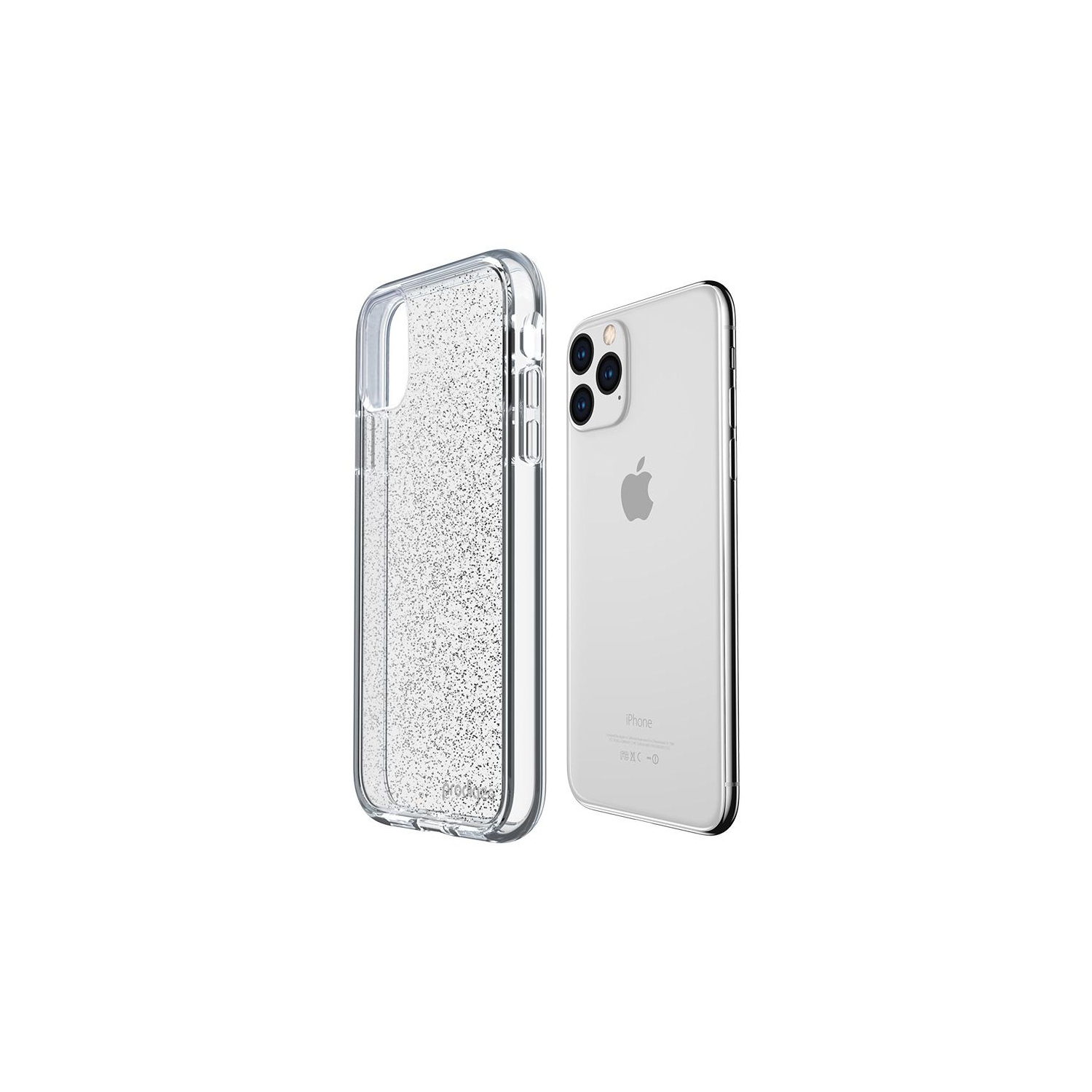 Prodigee Super Star Case for iPhone 11 Pro, Clear