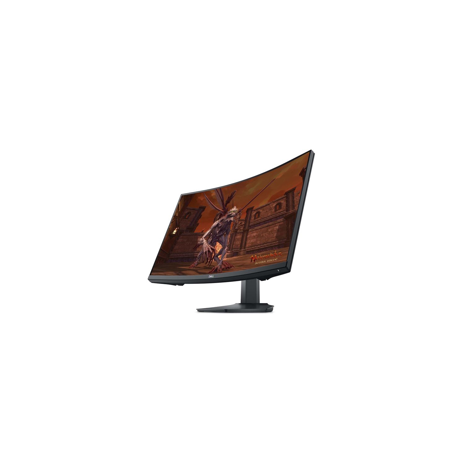 Refurbished (Excellent) - DELL S2721HGF 27" Curved Screen (Gaming) FreeSync/G-Sync, FHD 1920x1080, 144Hz,2X HDMI, DP, Certified Refurbished