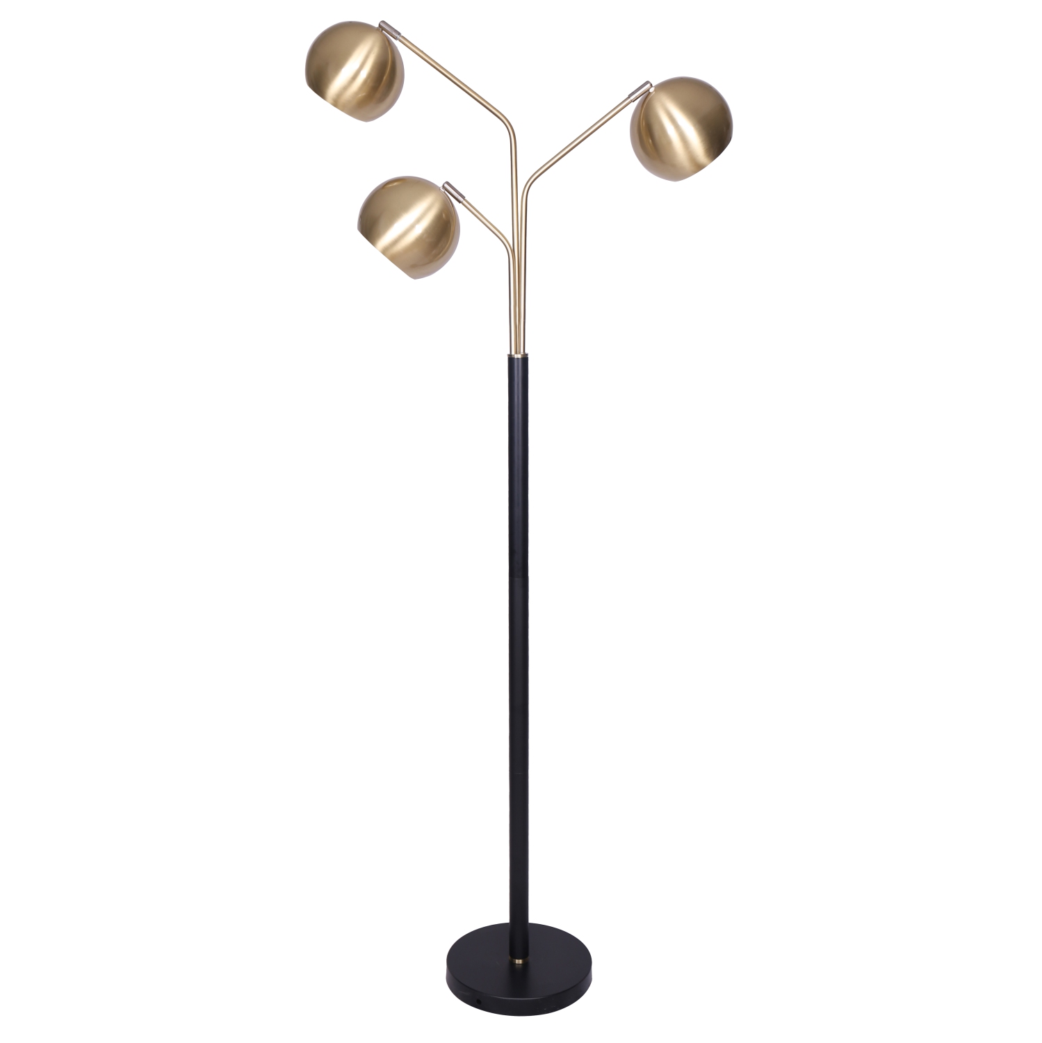 gold 3 head floor lamp