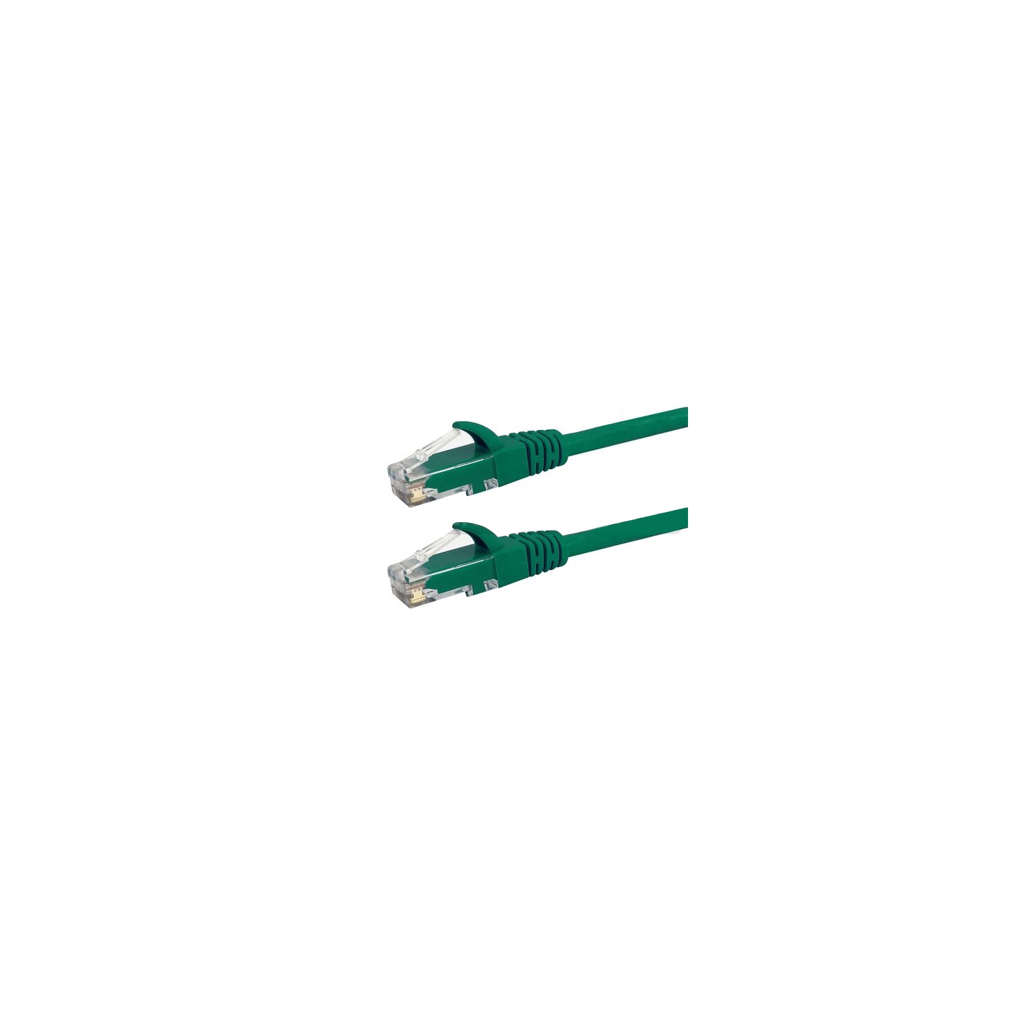 Cat6 550MHz Molded Patch Cable - Premium Fluke® Certified 10G Network/Internet Cable- CMR Riser Rated, 2 ft Green