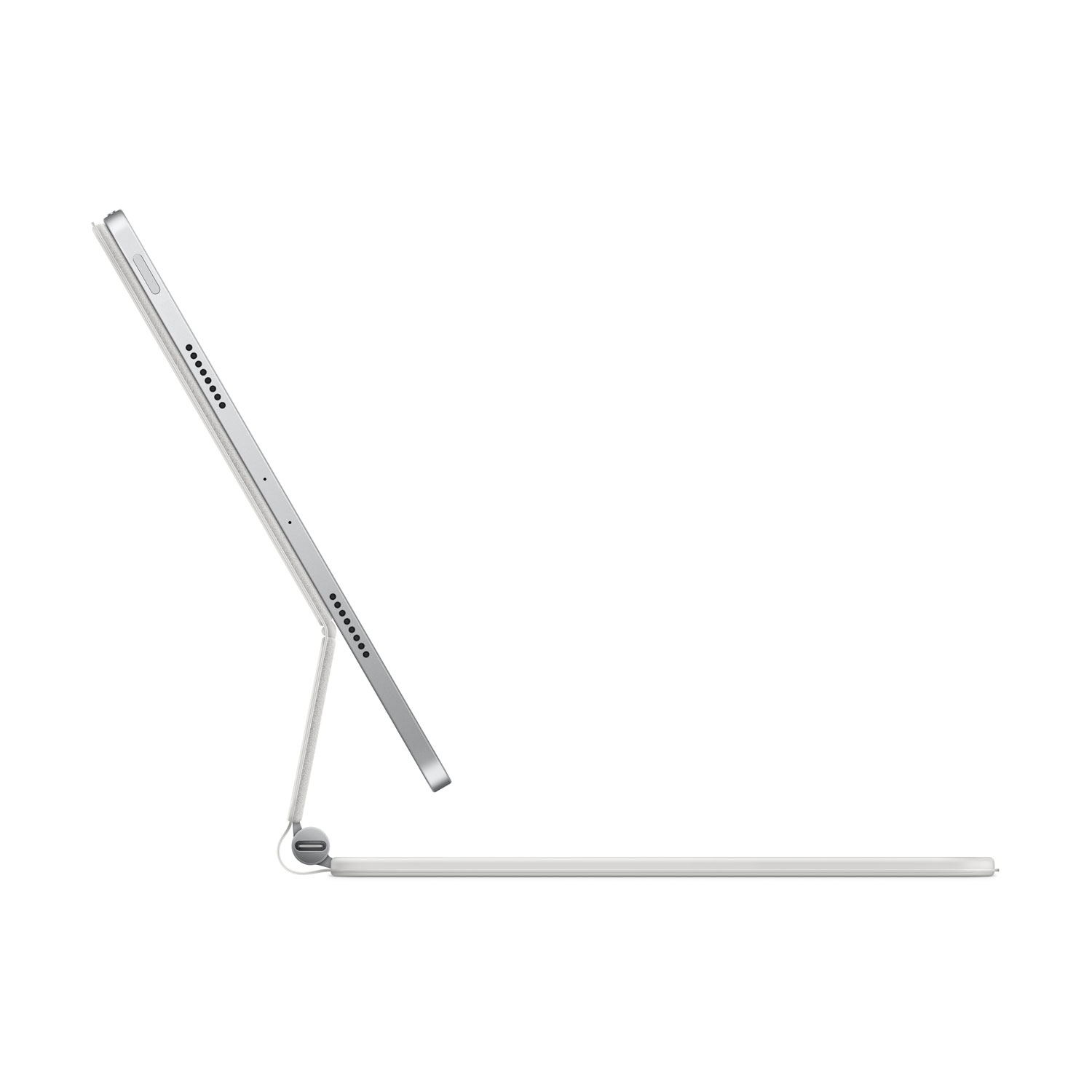 Clavier Magic Keyboard d'Apple pour iPad Pro de 11 po/Air (4e/5e gén.)/Air de 11 po (M2) - Blanc - Anglais