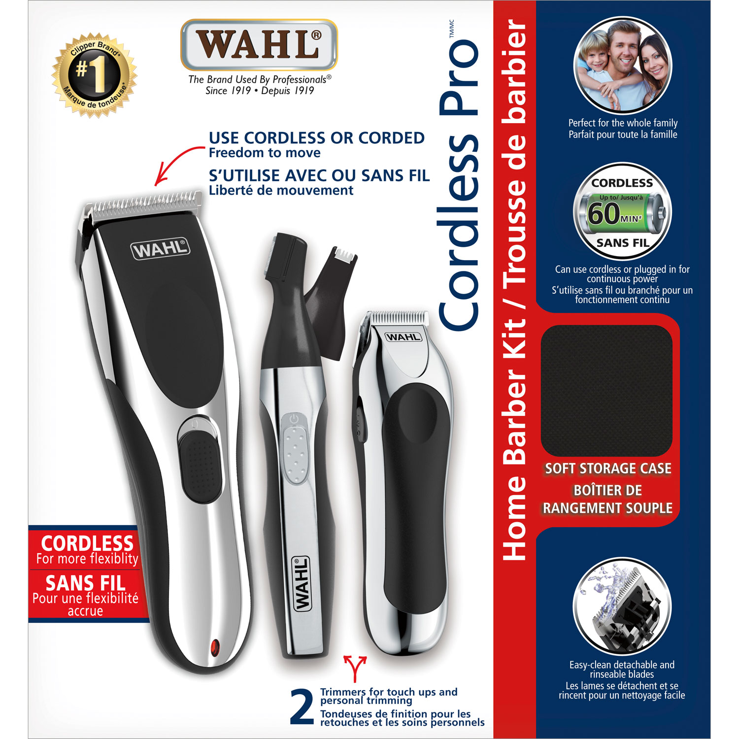 Wahl Cordless Pro Home Barber Kit (3155)