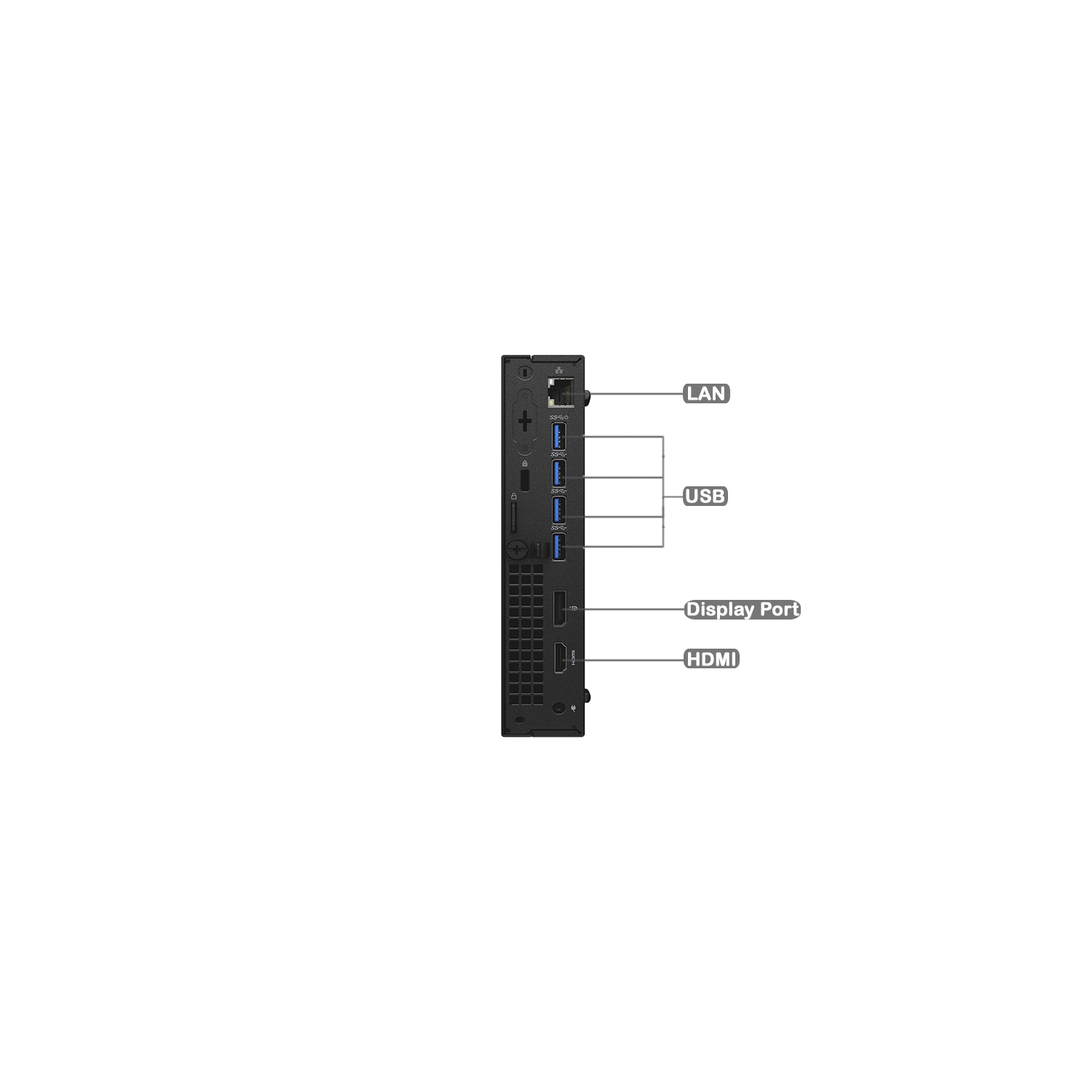 Refurbished - DELL 7050 MICRO Intel Core i5-7500T 2.70 GHz, 8GB, M.2/256GB SSD, Win 10 Pro