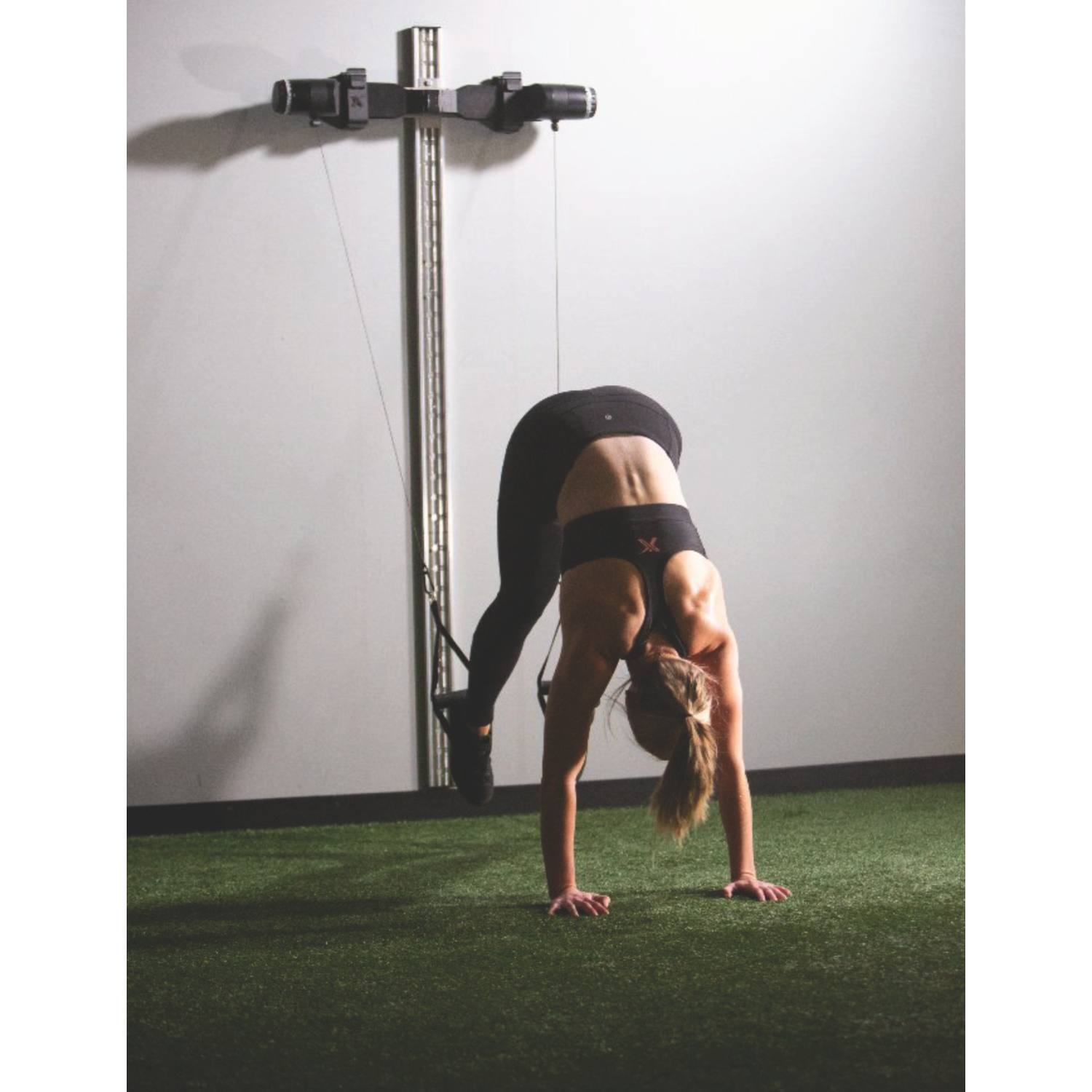 MAXPRO Wall Track System for MAXPRO Fitness Machine - Exercise, Build, Burn & Tone. Strength, HIIT, Plyo