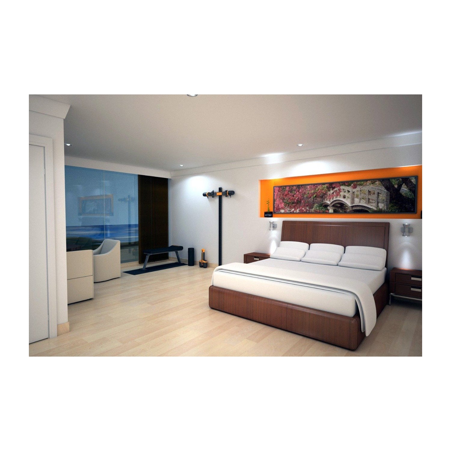 MAXPRO Wall Track System for MAXPRO Fitness Machine - Exercise, Build, Burn & Tone. Strength, HIIT, Plyo