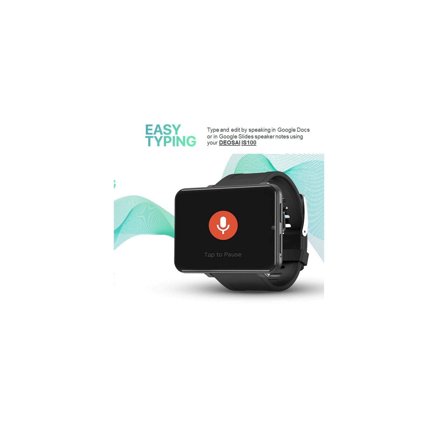 ISPEKTRUM iS100 4G Smartwatch 2.8” Screen 4G LTE Call, WiFi, 5MP Camera, Long Battery Life, GPS, Google Maps & Play Store, 3GB+32GB, HR Monitor Multiple Sports Mode Waterproof