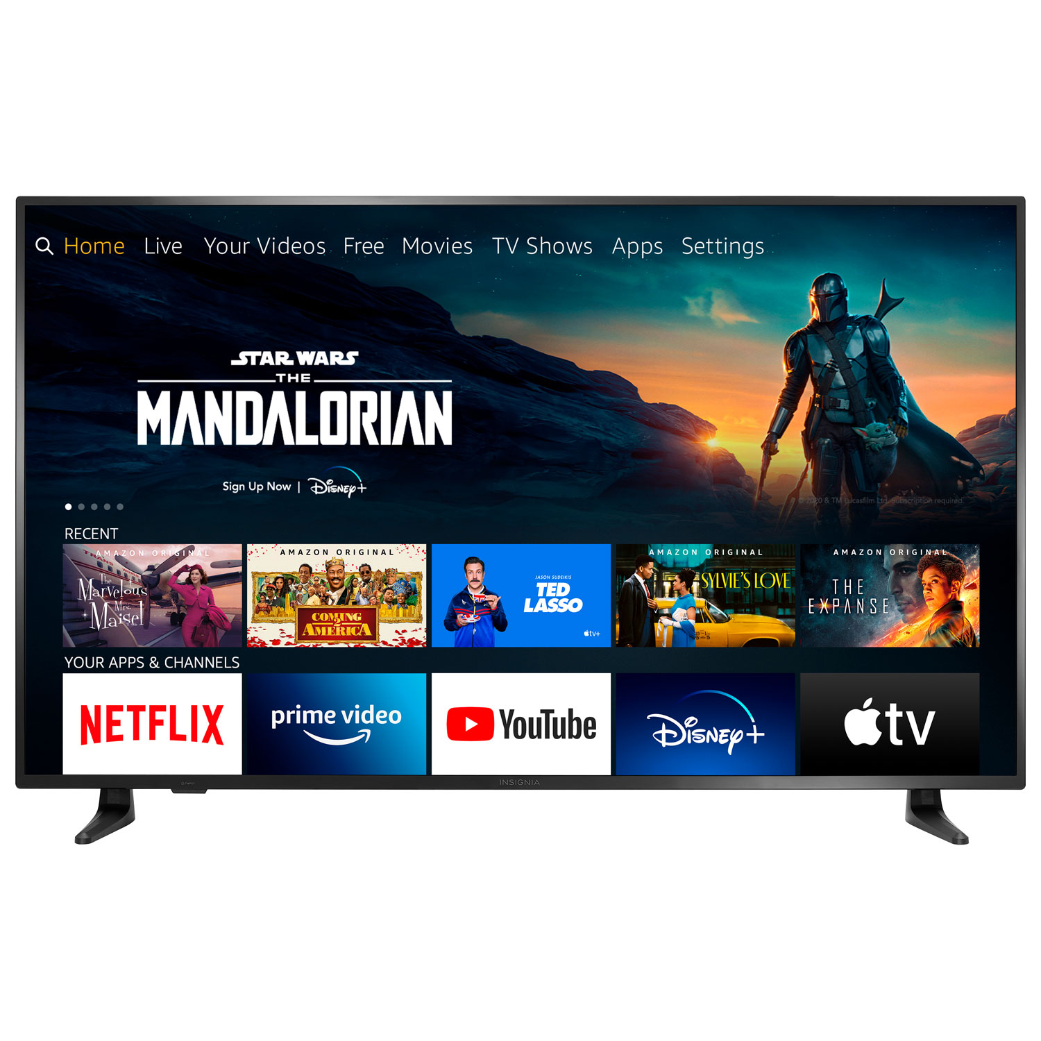 Insignia 58" 4K UHD HDR LCD Smart TV (NS-58F301CA22) - Fire TV Edition - 2021 - Only At Best Buy