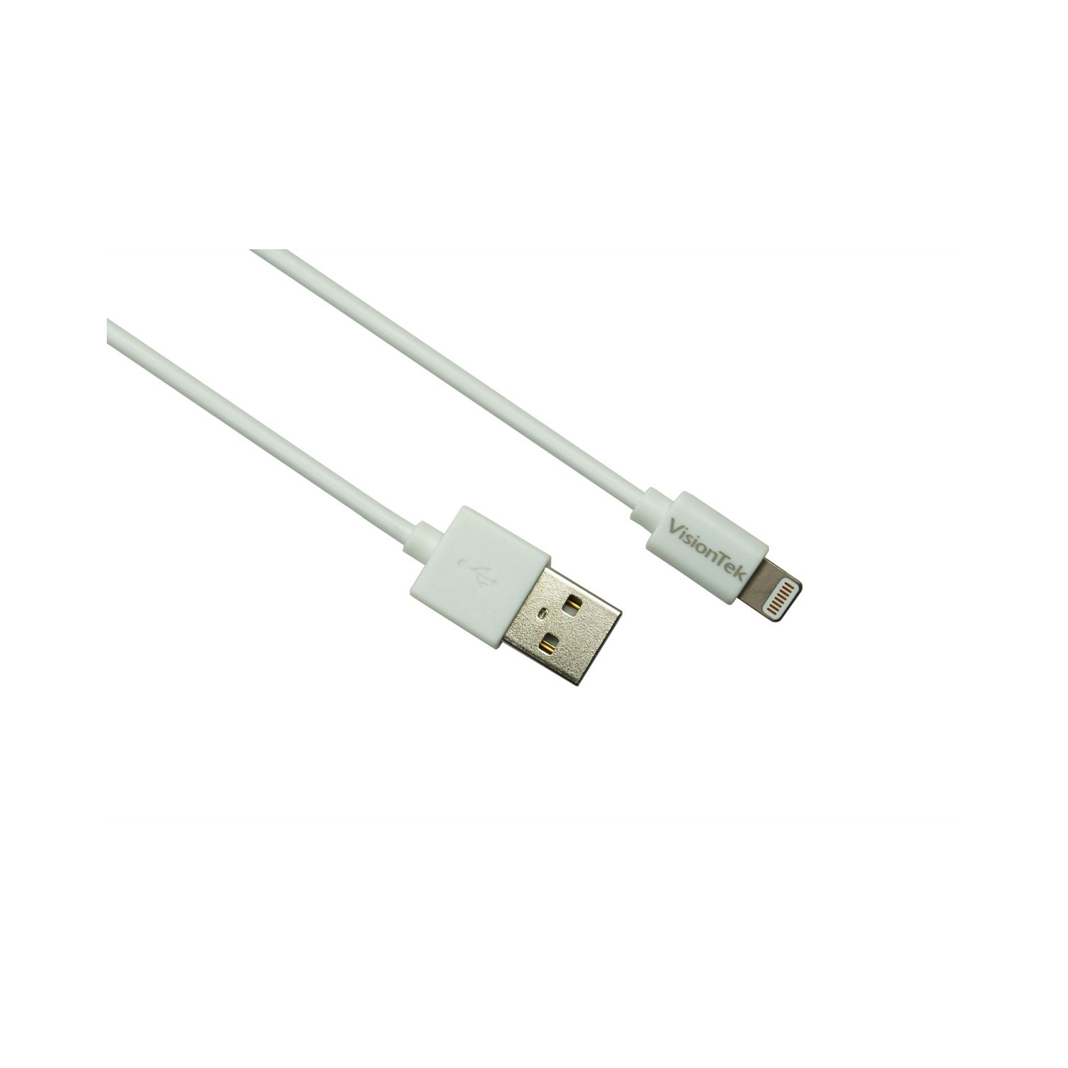 Visiontek 2 m Lightning to USB cable - White (901199)