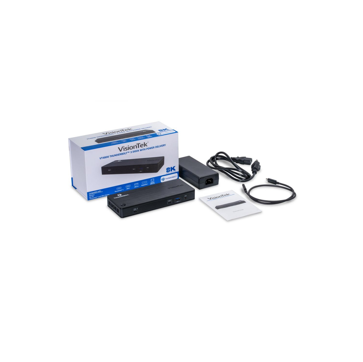 Visiontek VT4800 Docking Station - Black