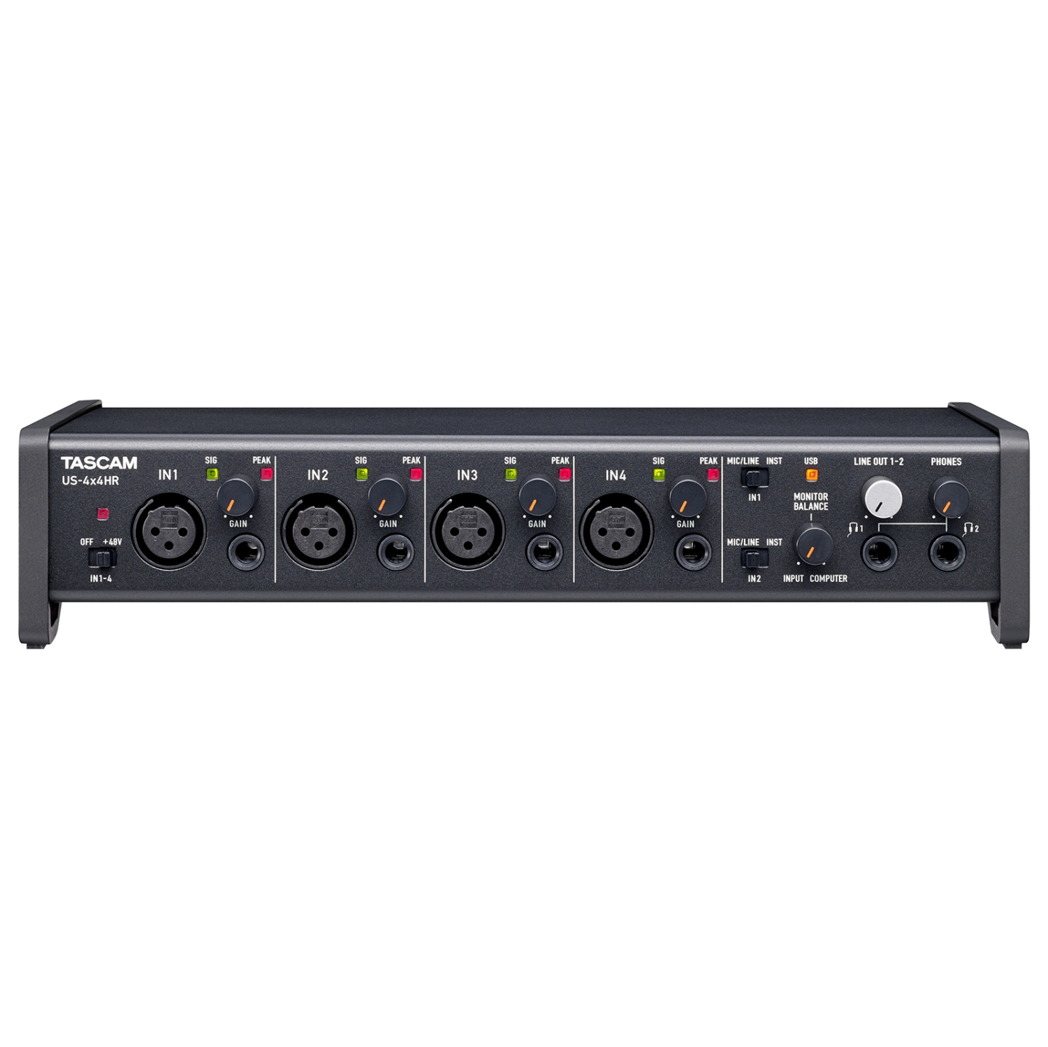 Interface midi TASCAM US-4x4HR