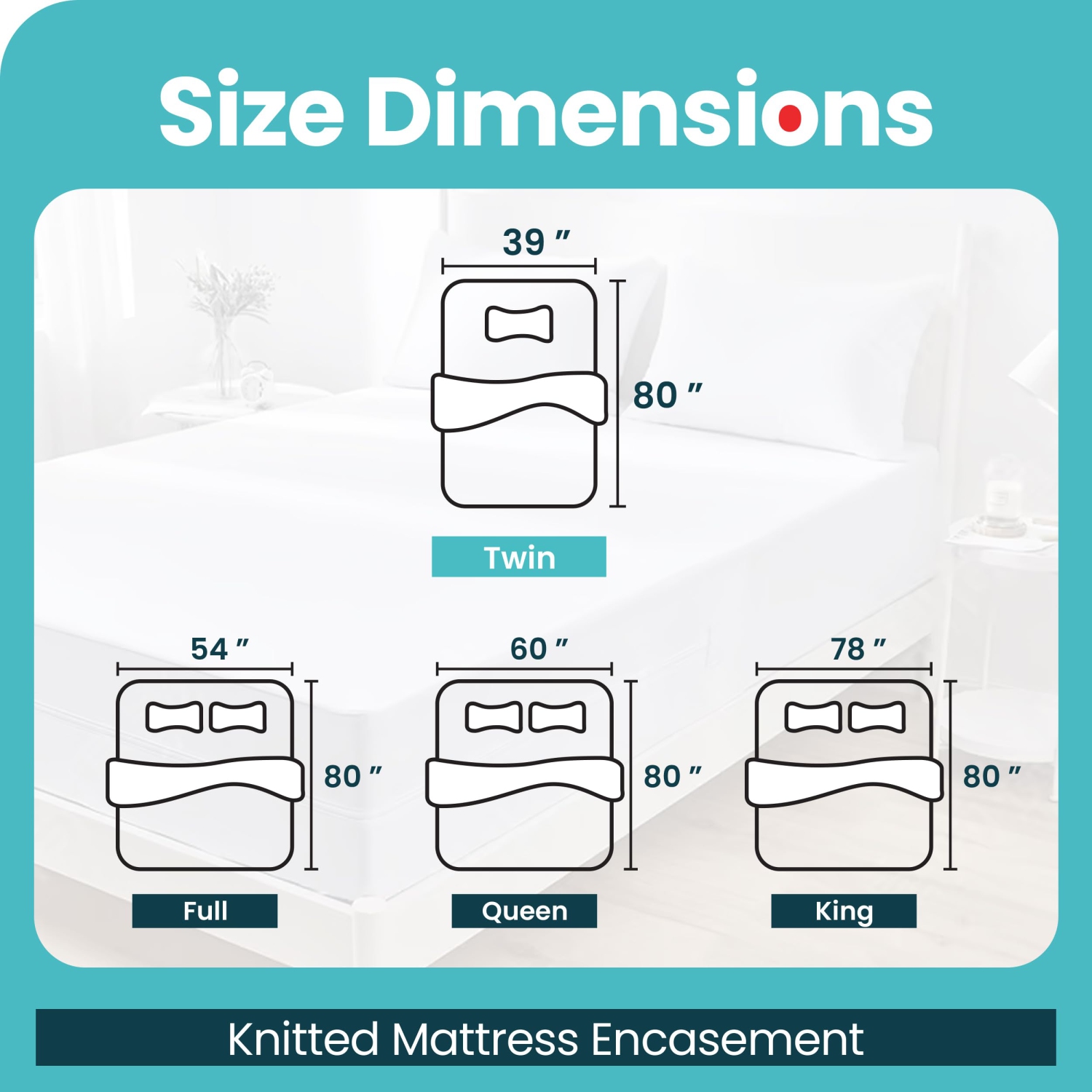 Canadian Linen Knitted Mattress Protector Twin XL 39"x80"x14" Fitted Waterproof Vinyl Free Stretchable Noiseless 17"Deep Pocket Mattress Bedding Cover