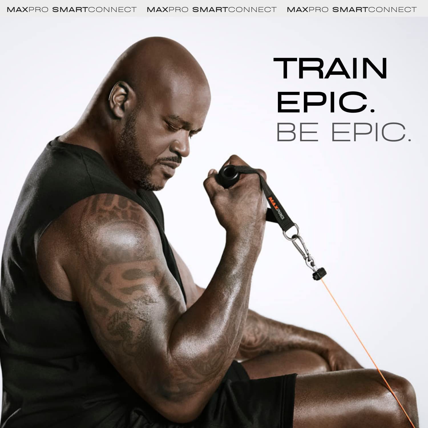 Gymnase à domicile intelligent avec câble portatif MAXPRO - appareil d'exercice polyvalent avec Bluetooth | Burn, Tone et Build Strength, HIIT, Plyo