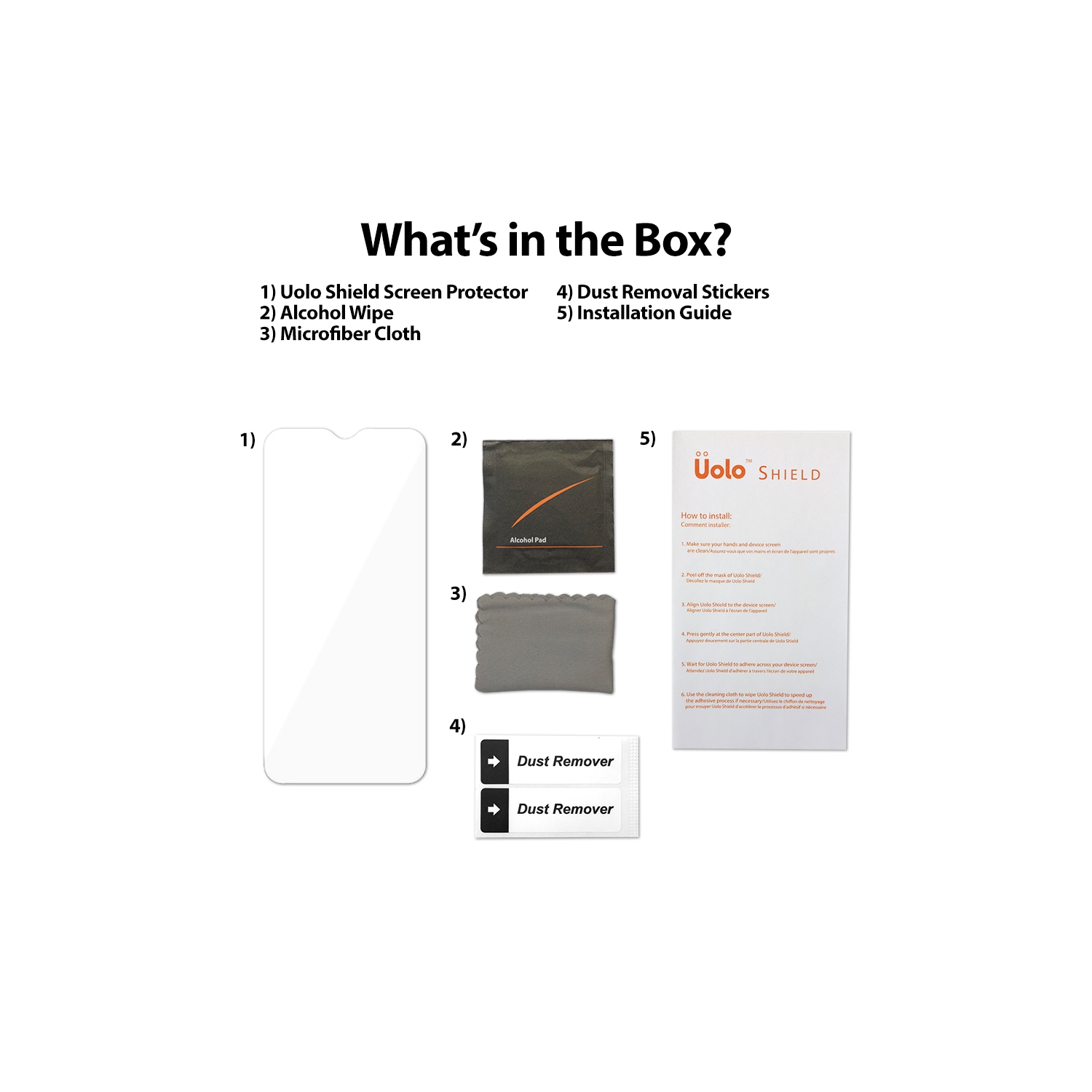 Uolo [Shield] Samsung Galaxy A32 5G Tempered Glass [9H ASAHI] Screen Protector