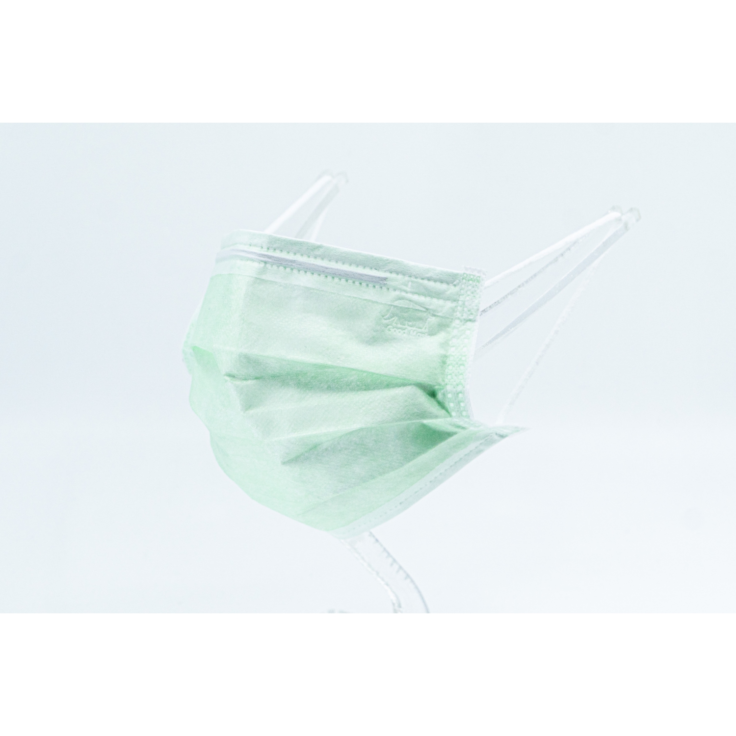 Masques jetables 3 épaisseurs pour enfants ASTM F2100 Level 3 "Good Mask" - Vert Kiwi