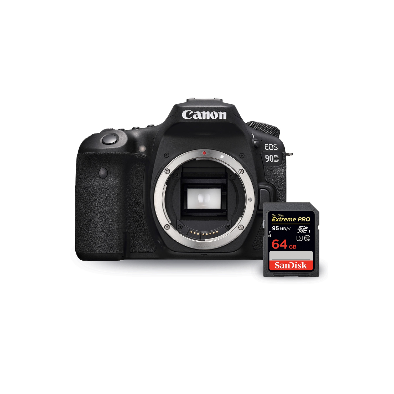 Canon EOS 90D DSLR Camera (Body Only) Bundle 1 - US Version w/ Seller Warranty
