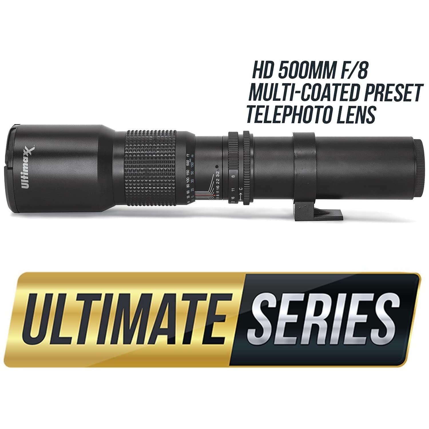 ULTIMAXX 500mm PRESET Lens with Lens Adapter - US Version w/ Seller Warranty