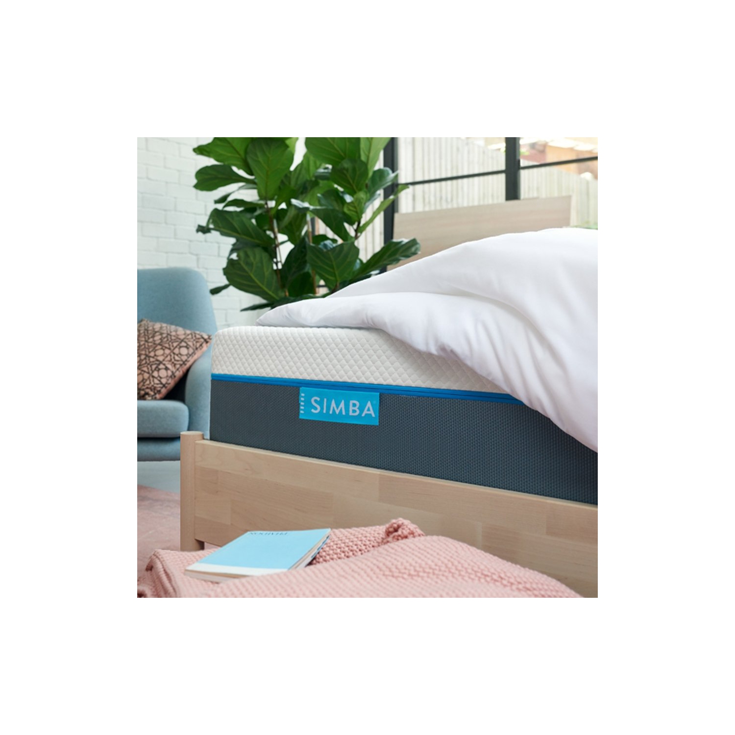 The Simba® 2500 12" Hybrid Flat Top Mattress in a Box - Twin XL/Single XL