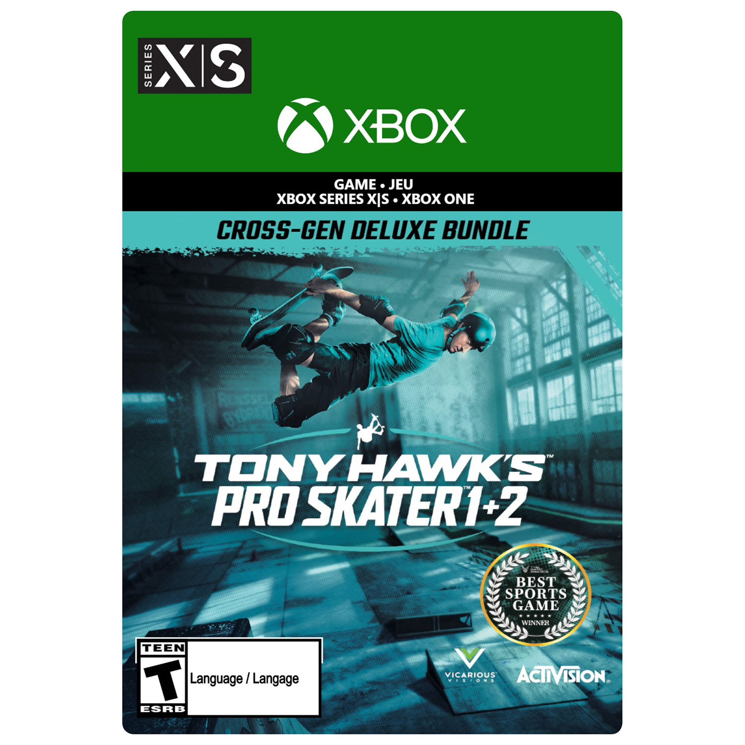 Tony Hawk's Pro Skater 1+2 Cross-Gen Deluxe Bundle (Xbox Series X|S / Xbox One) - Digital Download