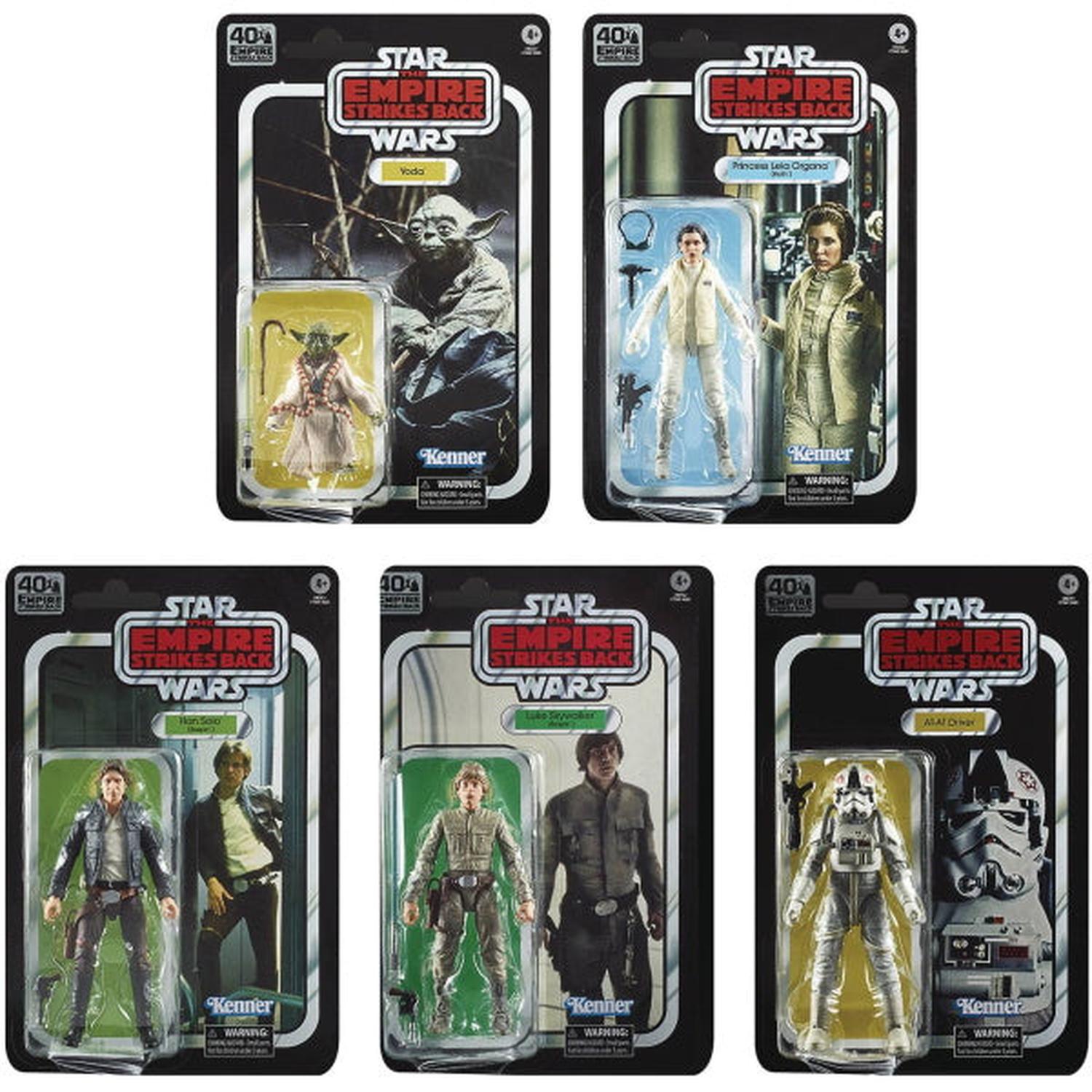 Star Wars&nbsp;: The Black Series - Figurines d'action de collection 6&nbsp;po The Empire Strikes Back 40ᵉ Anniversary - Ensemble de 5