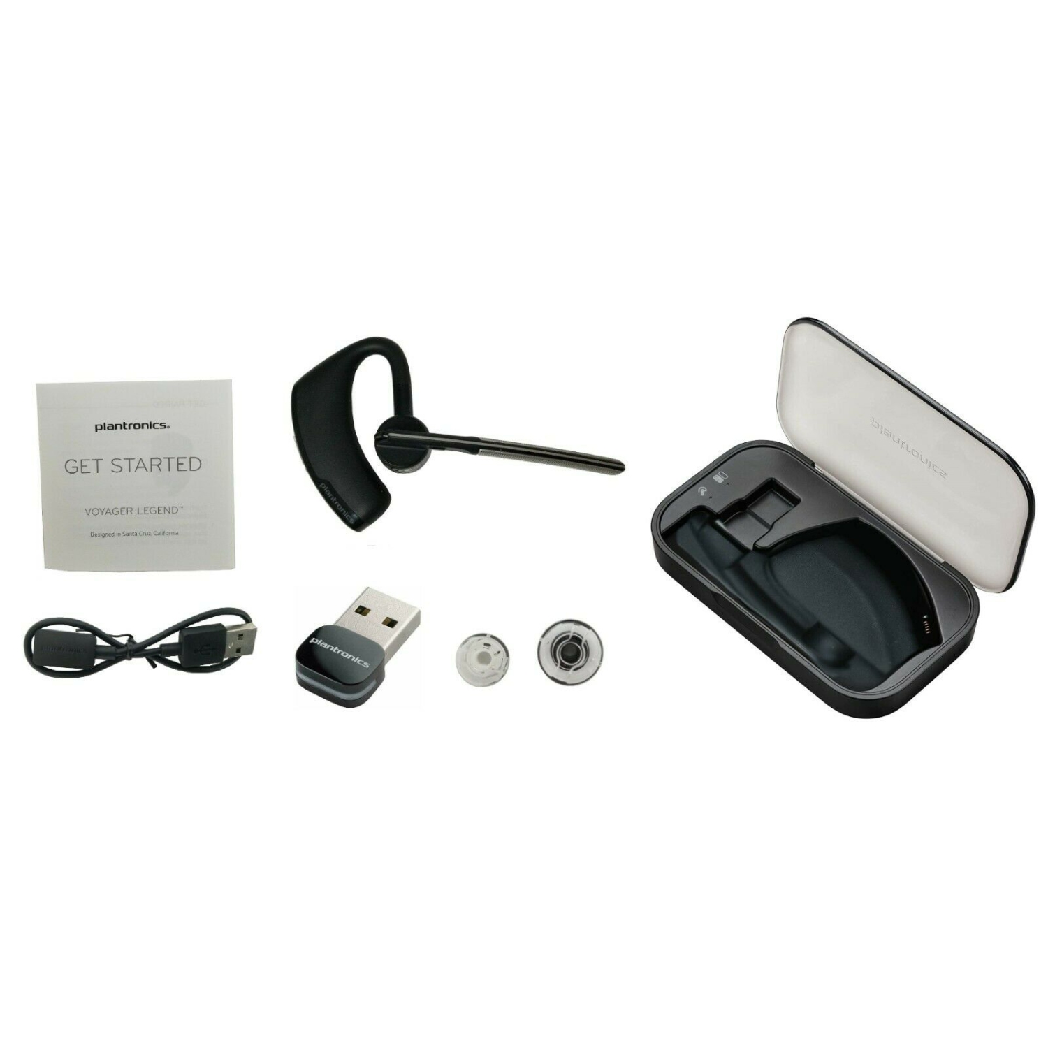Nero Plantronics Voyager Legend UC B235-M Auricolare Bluetooth per PC Smartphone e Tablet
