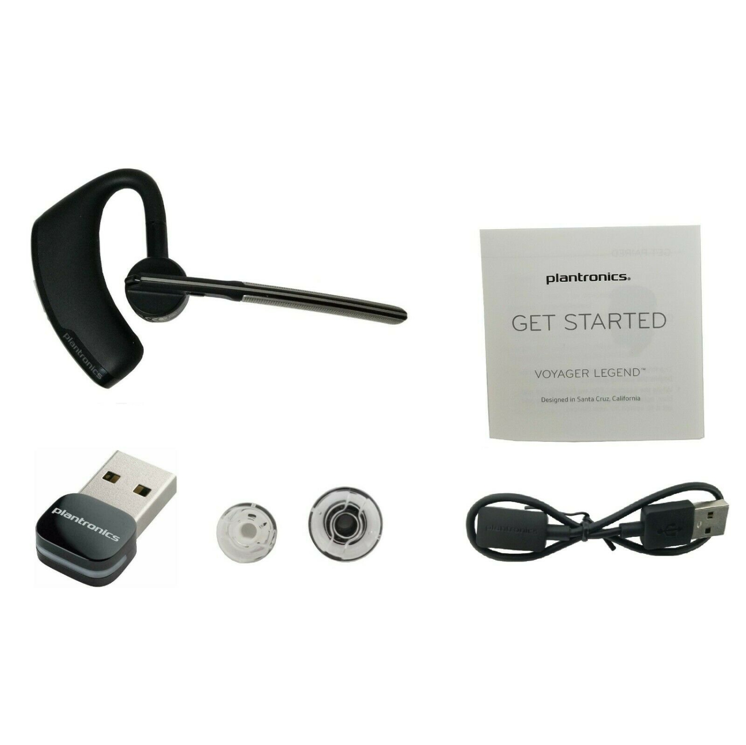 Refurbished (Good) - Plantronics Voyager Legend UC B235 USB PC Bluetooth Headset - Black 87670-01