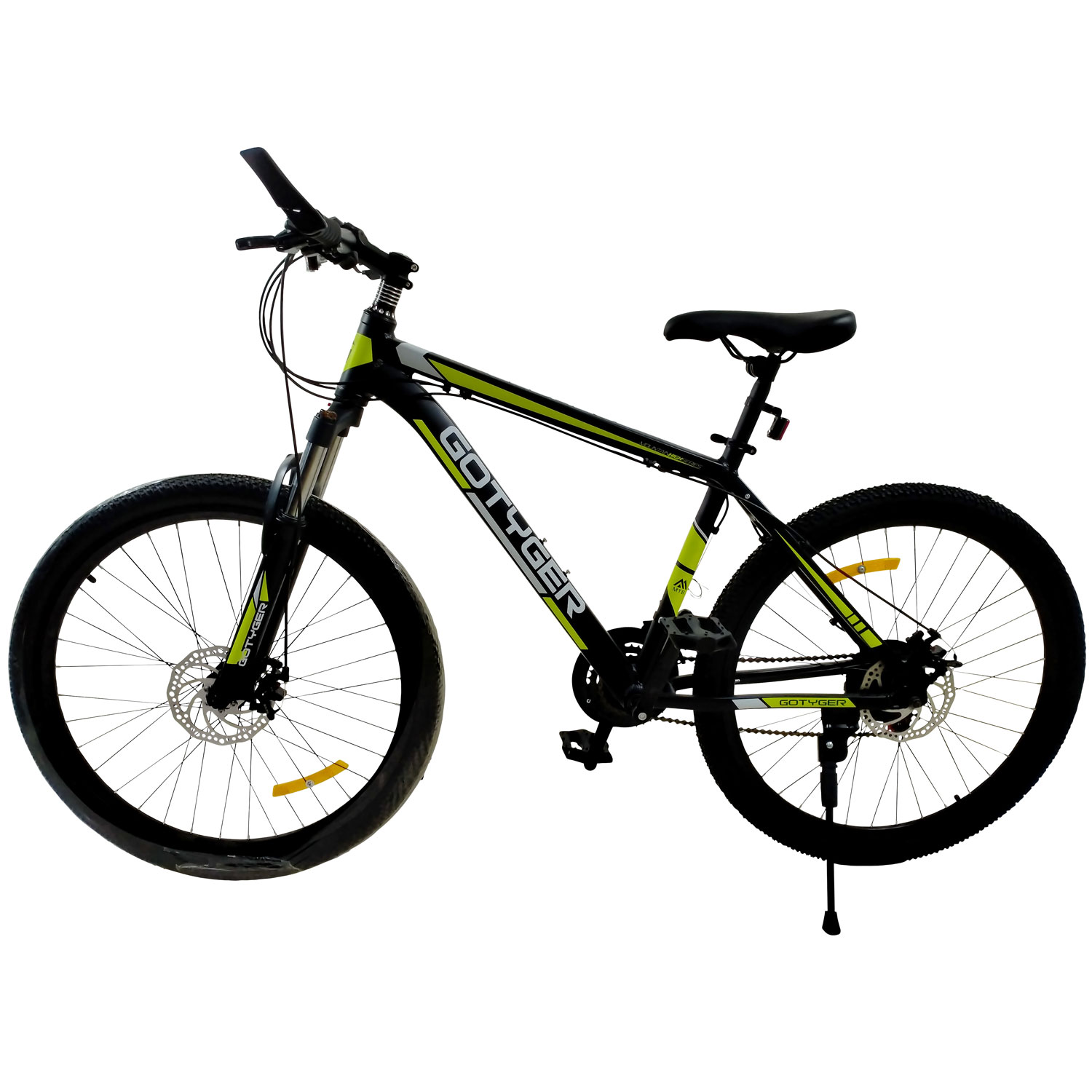 Vélo de montagne à 24 vitesses de 66 cm de GoTyger - Noir