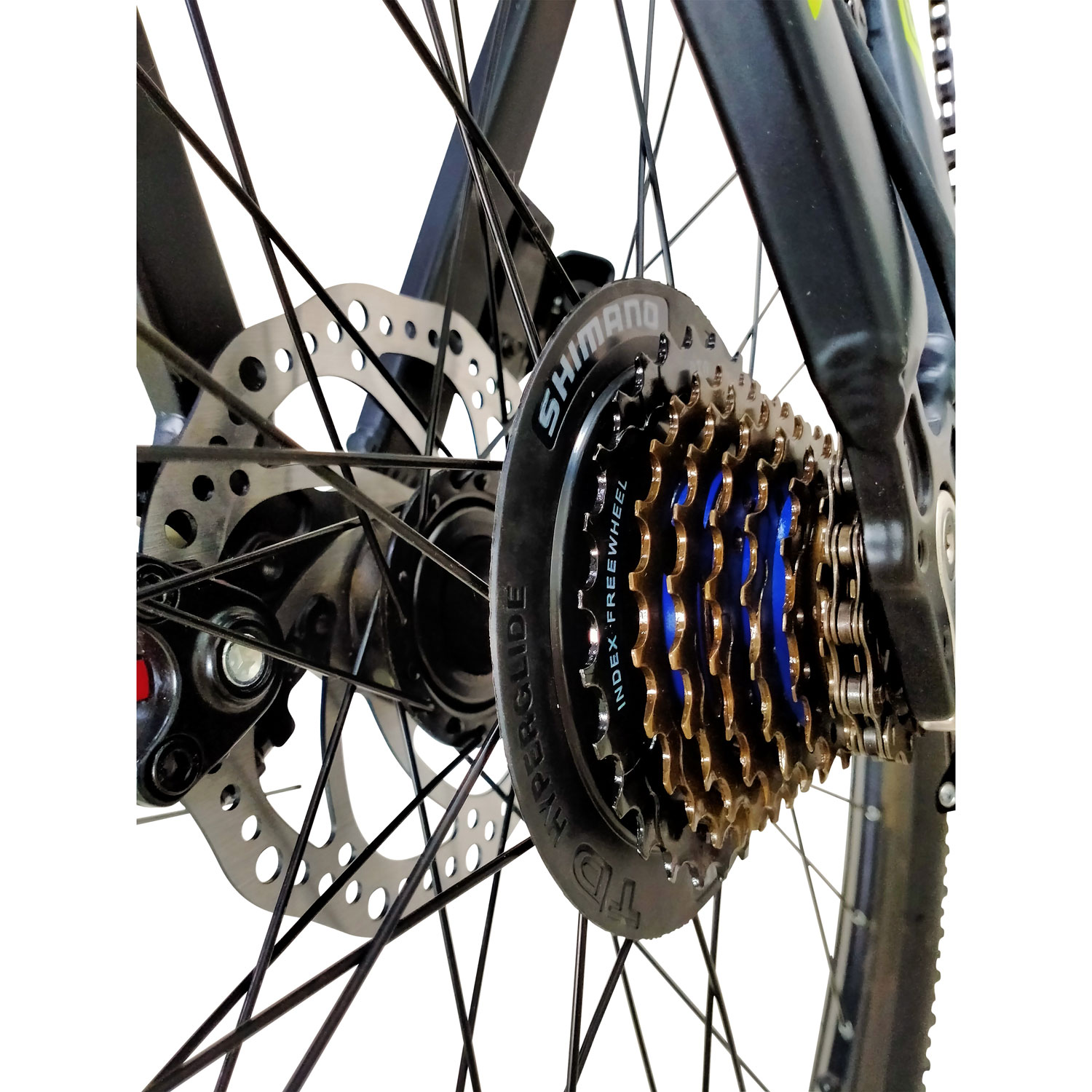 Vélo de montagne à 24 vitesses de 66 cm de GoTyger - Noir