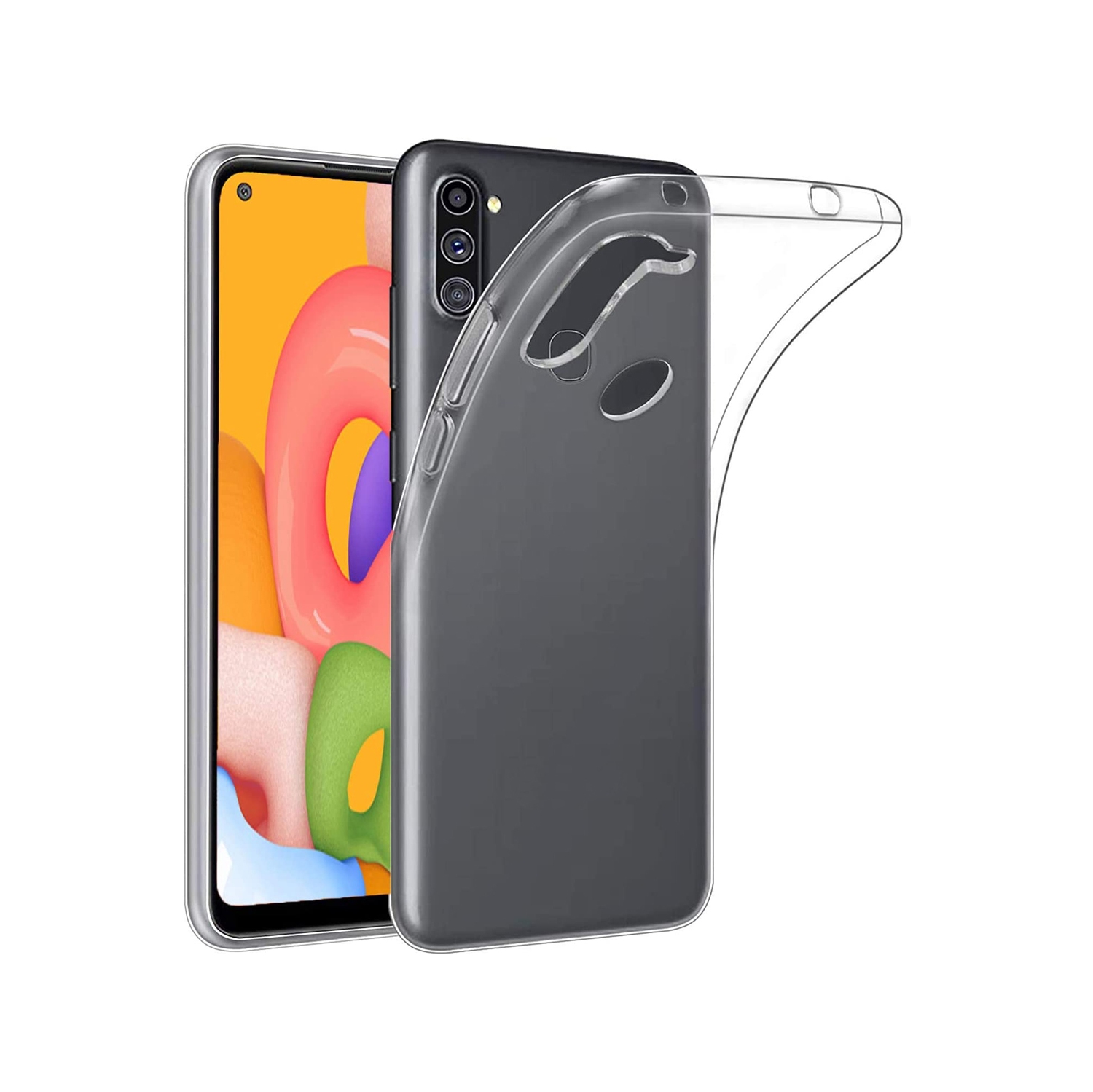 Étui transparent en TPUR d’Exian pour Galaxy A11 2020 de Samsung