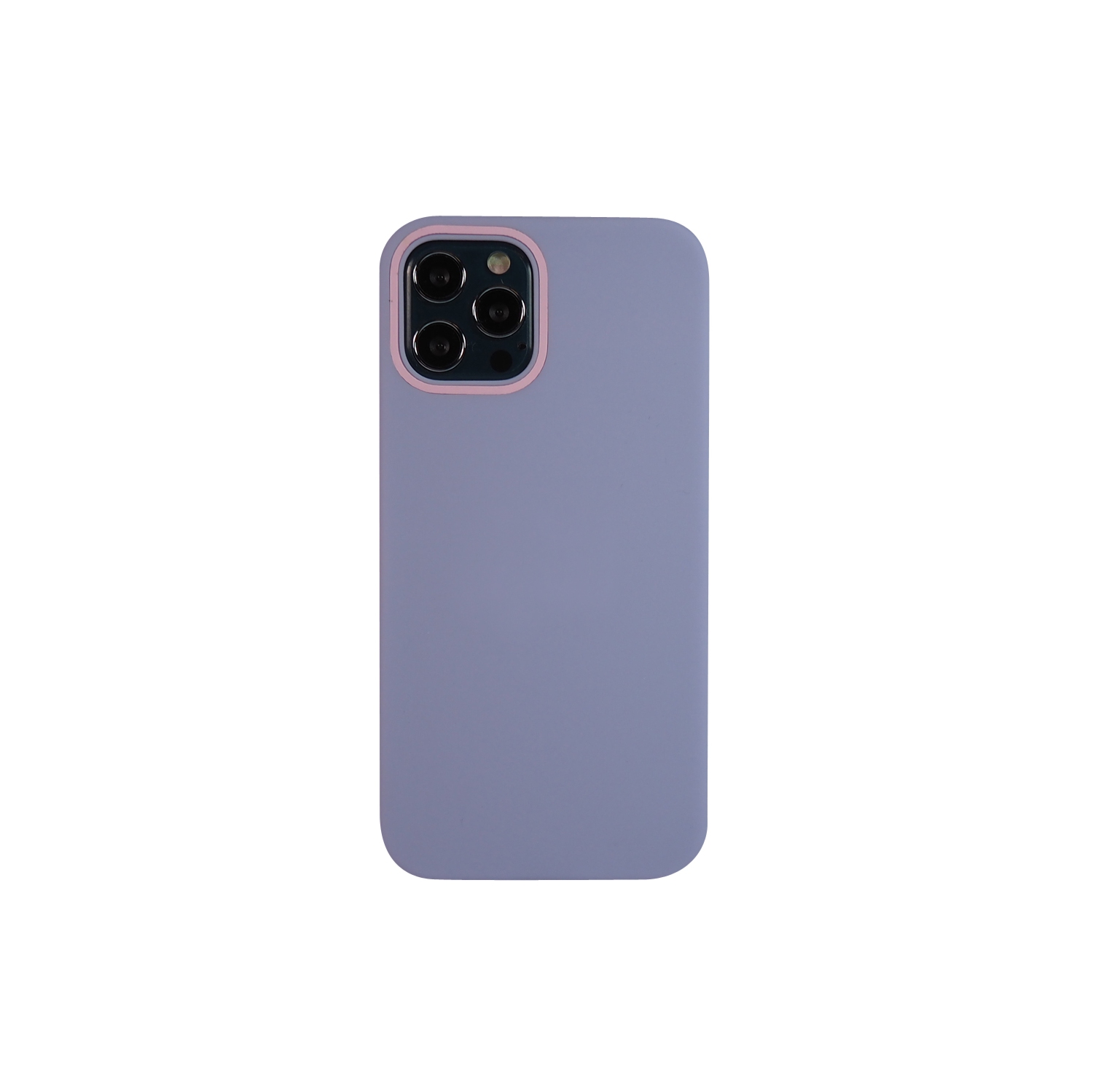 Étui en TPUR doux au fini mat d’Exian - Lavande/violet pour iPhone 12/12 Pro