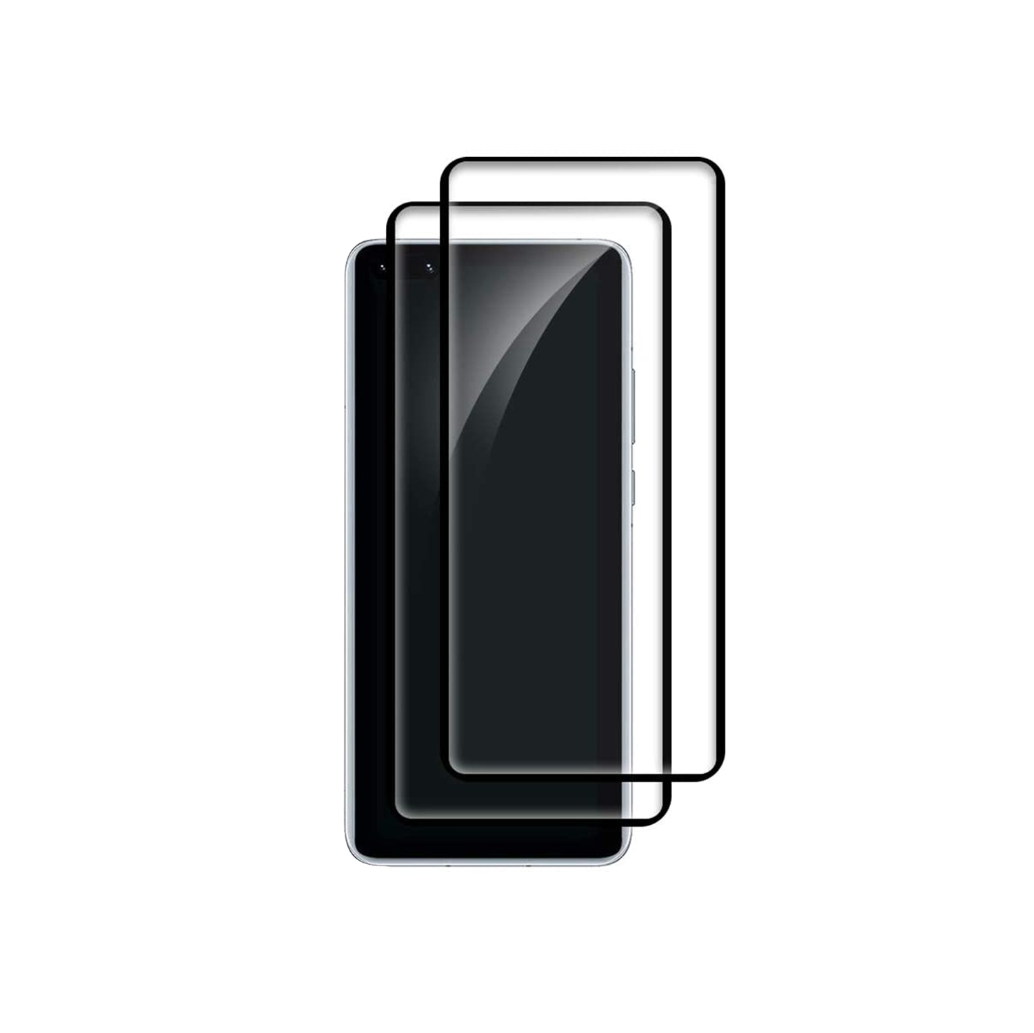 Protecteur d’écran en verre trempé d’Exian bord à bord pour P40 de Huawei