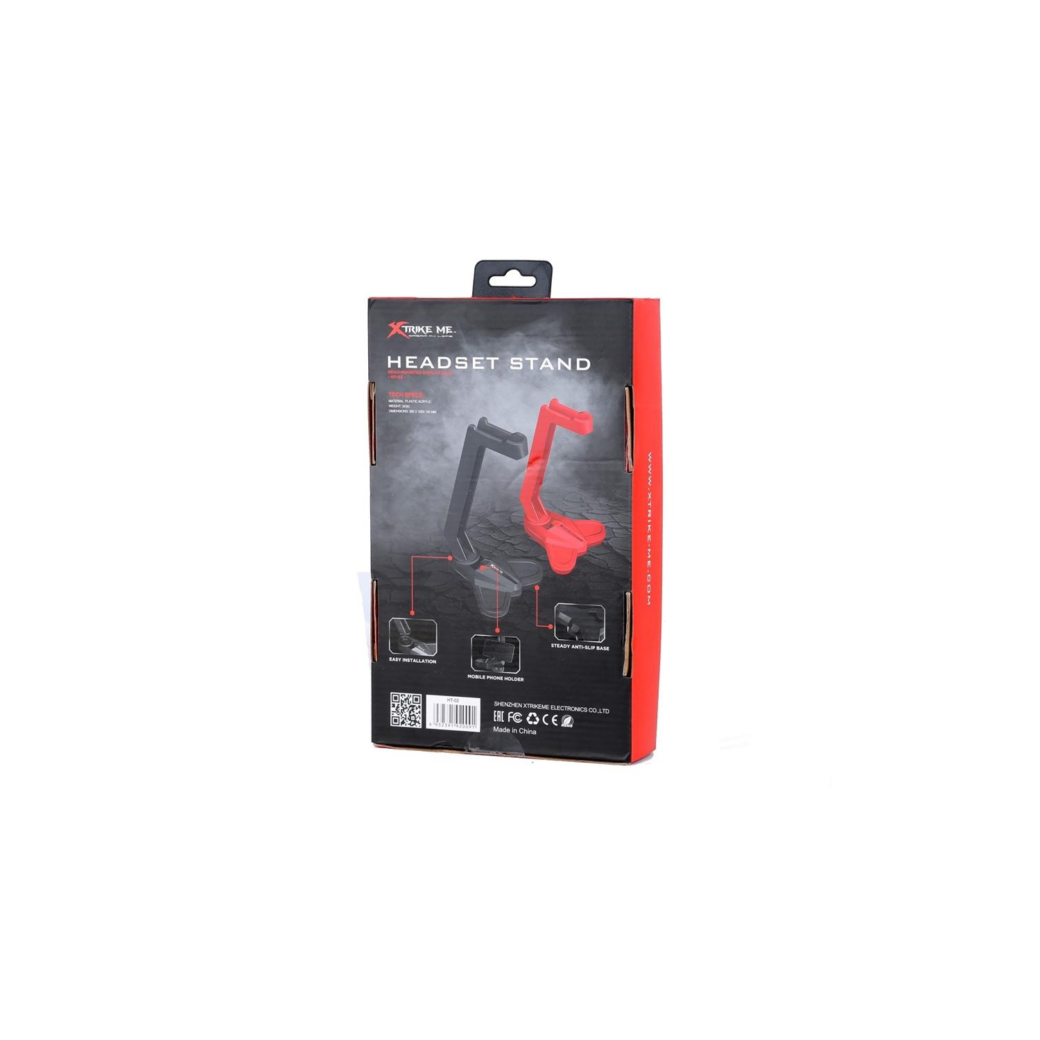 Xtrike Me HT-02 - Stand for Gaming Headset, Red