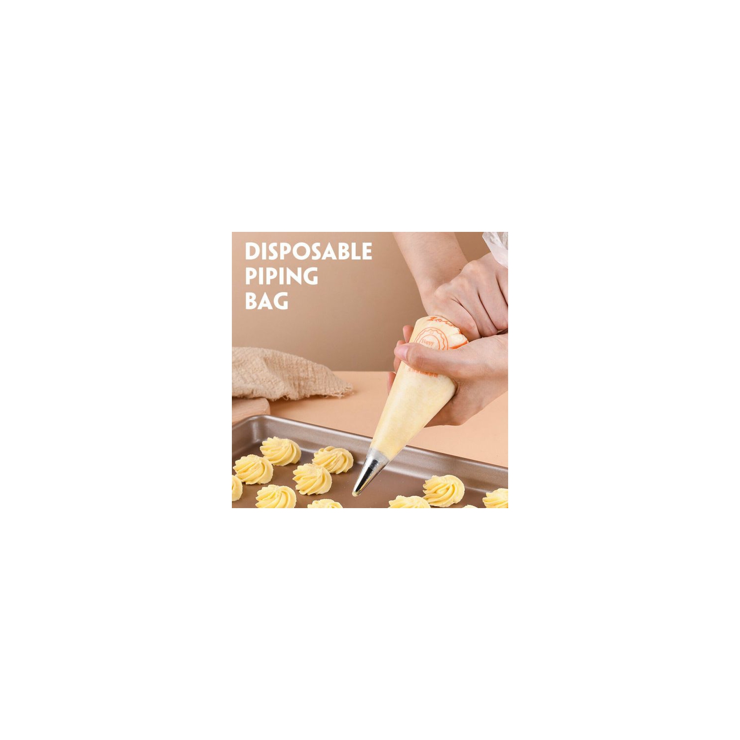 ISTAR – poches à glaçage/poche à douille jetables pour gâteau/pâtisserie/petits gâteaux/poche à douille à décorer réutilisable pour la crème au